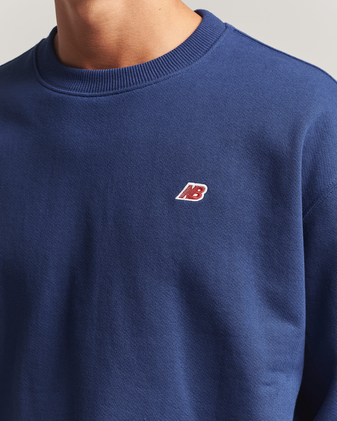 Herre | Gensere | New Balance Made In US & UK | New Balance Made in Made In USA Core Sweatshirt Blue Oyster
