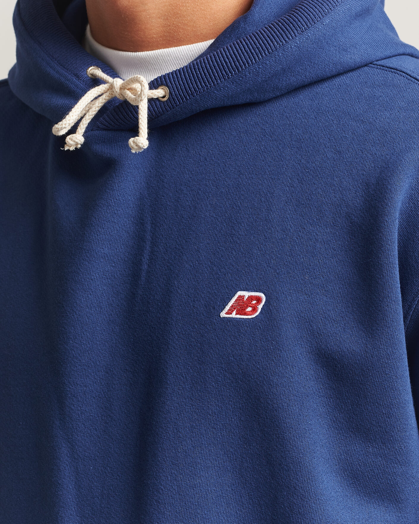 Herre | Gensere | New Balance Made In US & UK | New Balance Made in Made In USA Core Hoodie Blue Oyster