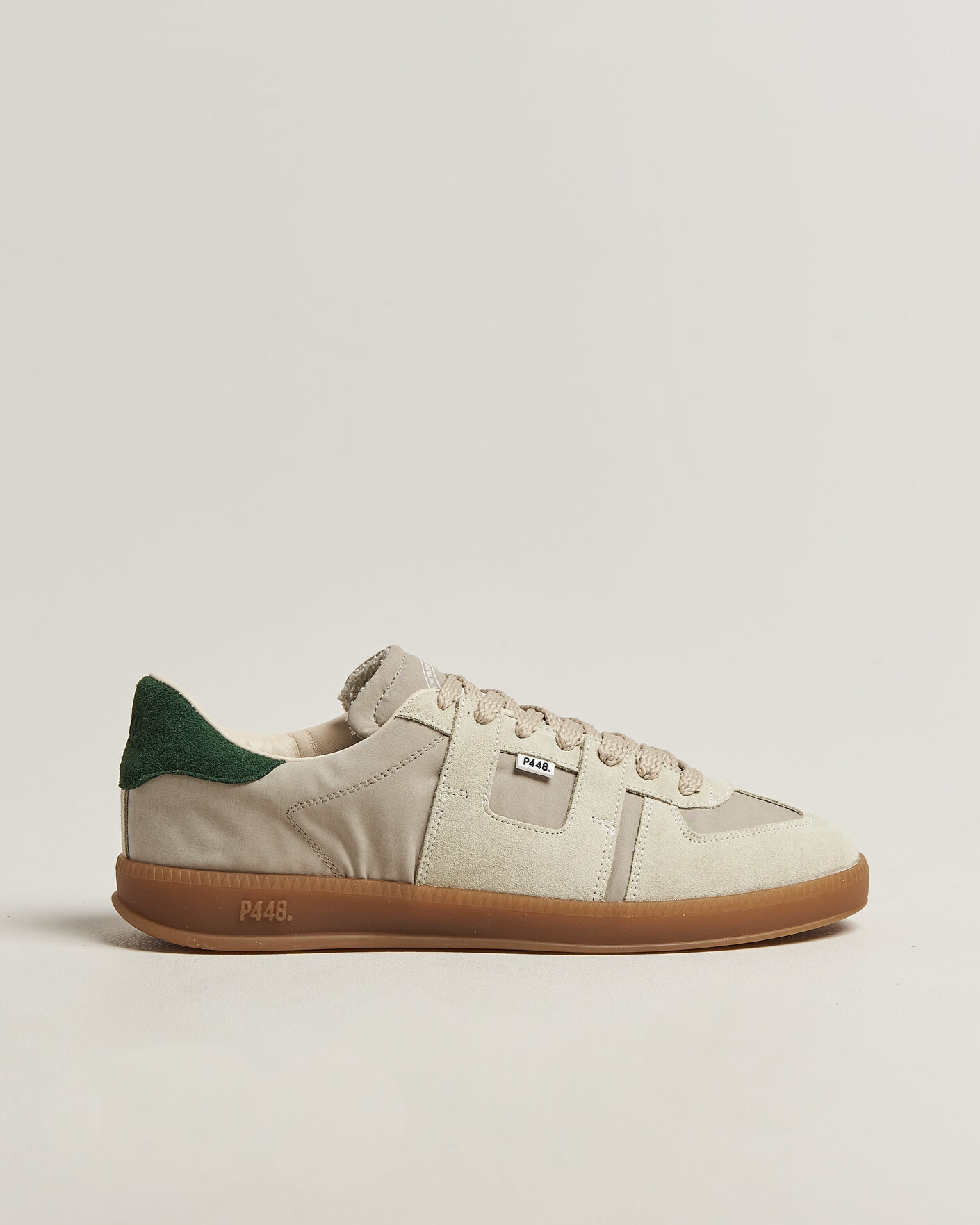 Herre | Sneakers | P448 | Monza Suede Sneaker Beige/White