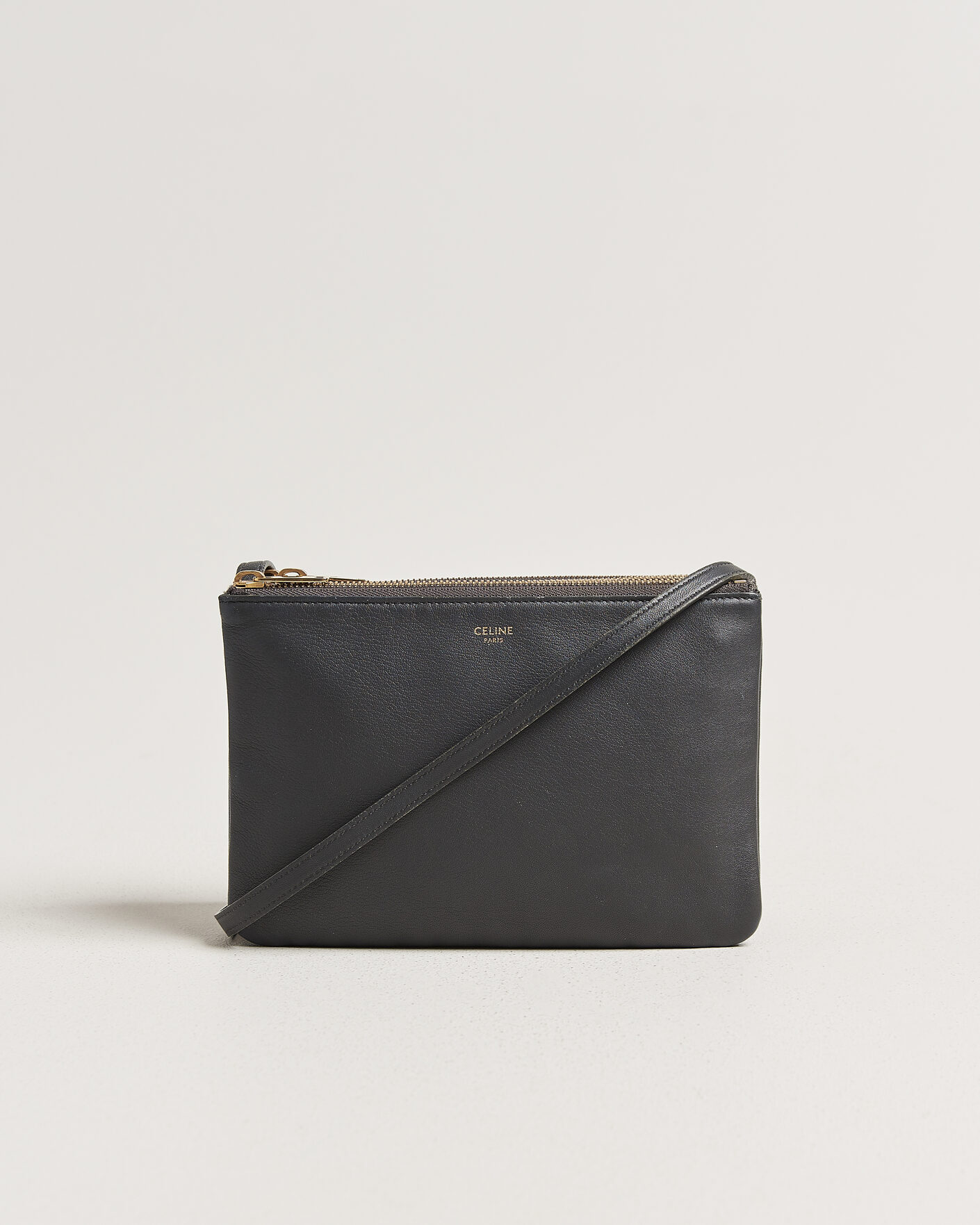 Herre | Pre-Owned & Vintage Bags | Celine Pre-Owned | Trio Bag Small Grey