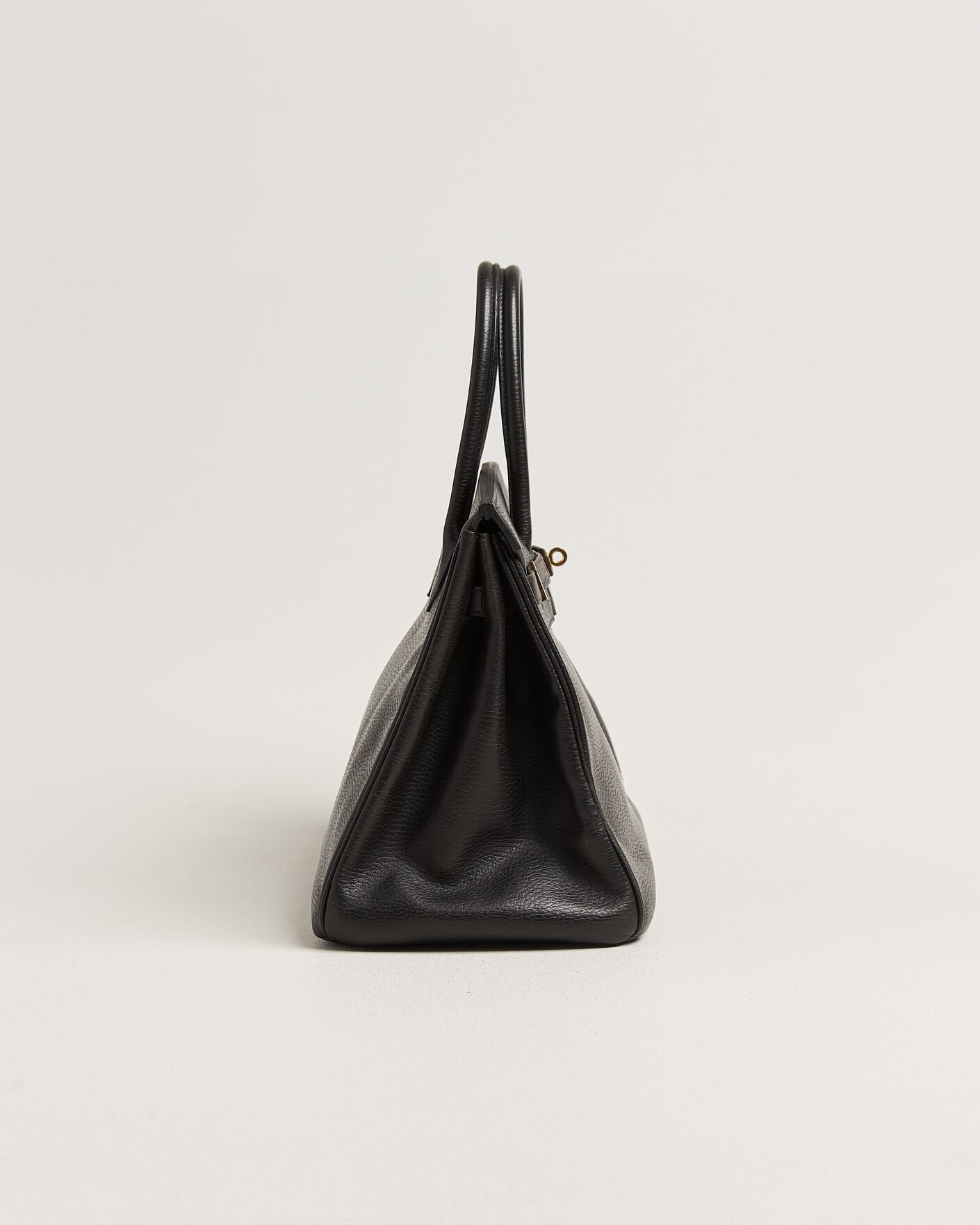 Herre | Pre-Owned & Vintage Bags | Hermès Pre-Owned | Birkin 35 Retourné Ardennes Leather Black