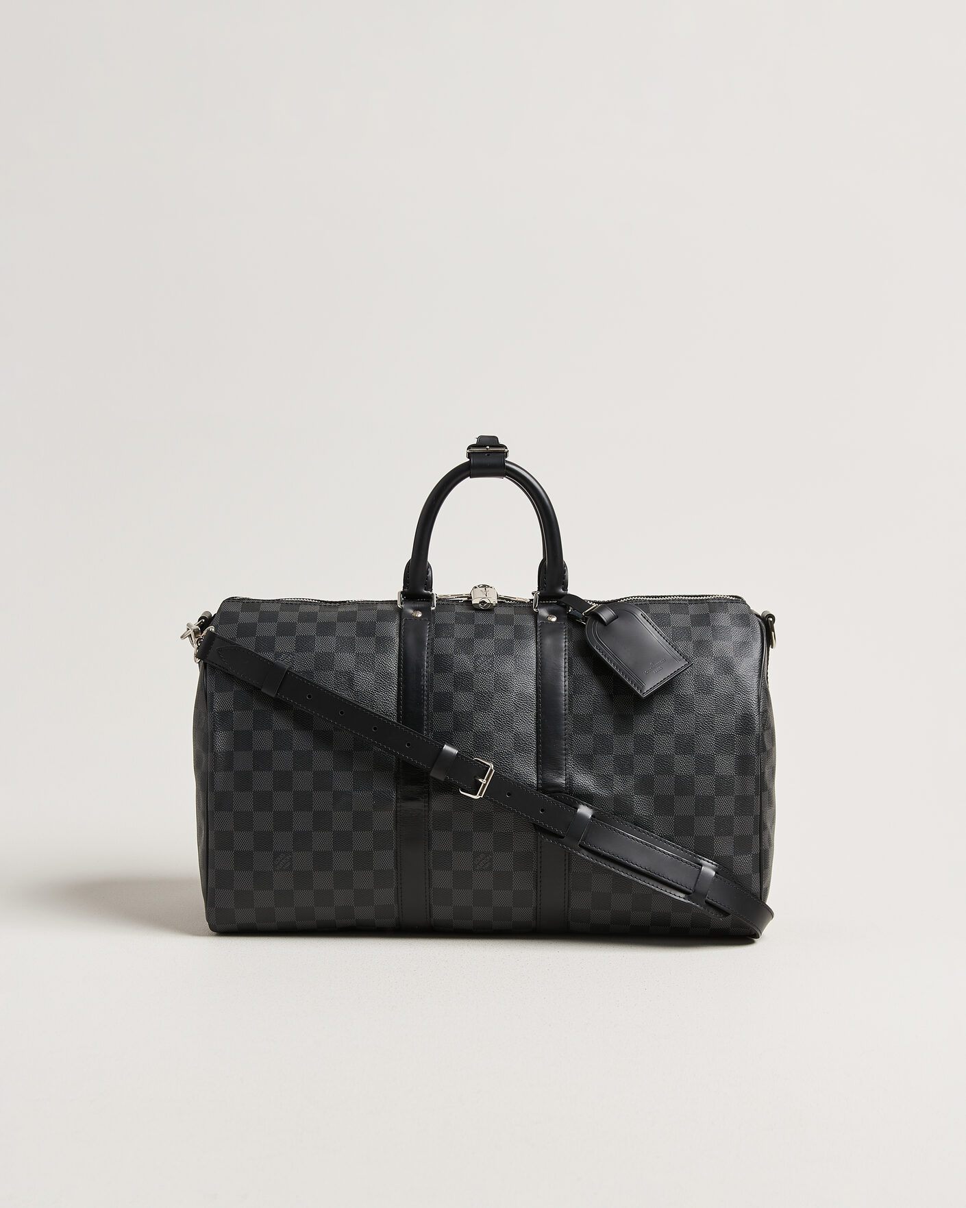 Herre | Pre-Owned & Vintage Bags | Louis Vuitton Pre-Owned | Keepall 45 Bandouliére Damier graphite