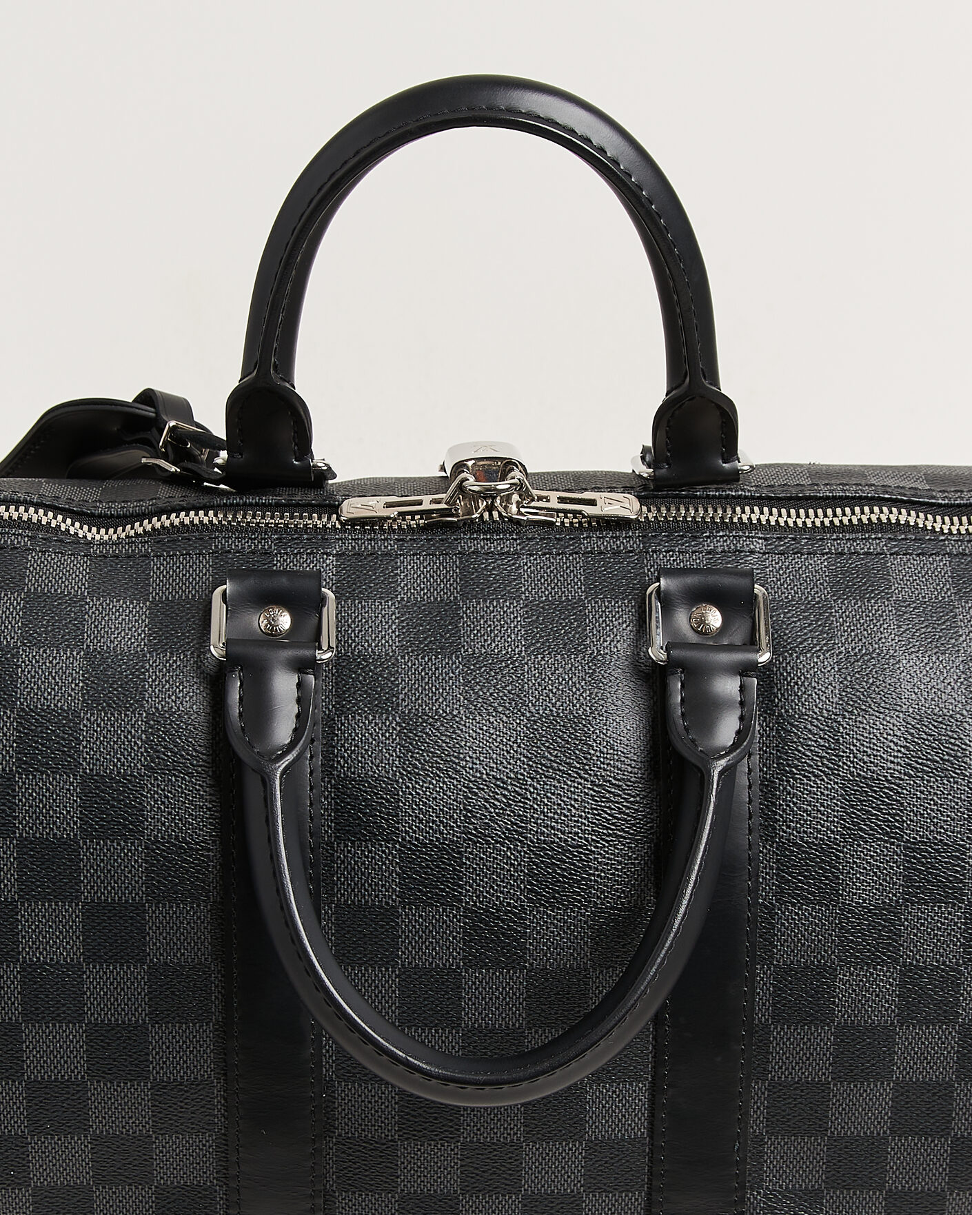 Herre | Pre-Owned & Vintage Bags | Louis Vuitton Pre-Owned | Keepall 45 Bandouliére Damier graphite