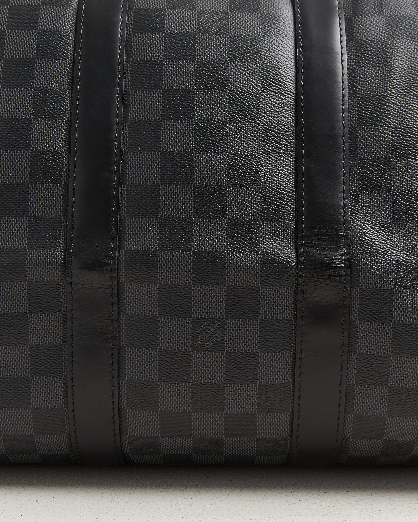 Herre | Pre-Owned & Vintage Bags | Louis Vuitton Pre-Owned | Keepall 45 Bandouliére Damier graphite