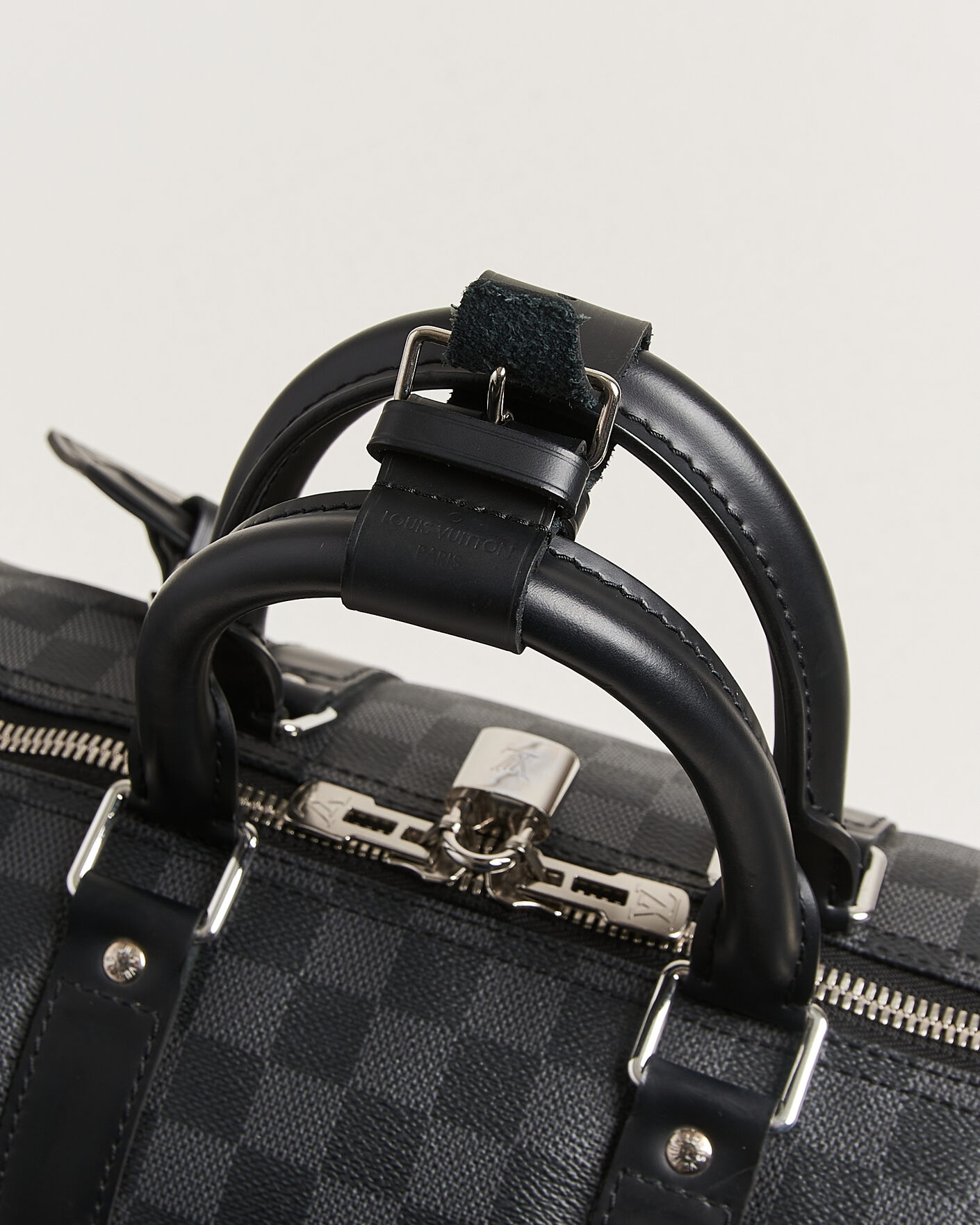 Herre | Pre-Owned & Vintage Bags | Louis Vuitton Pre-Owned | Keepall 45 Bandouliére Damier graphite