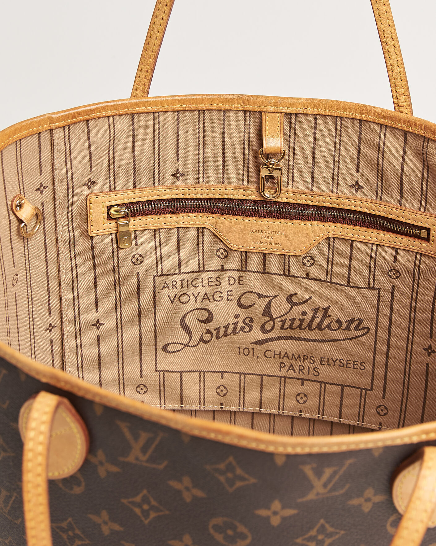 Herre | Pre-Owned & Vintage Bags | Louis Vuitton Pre-Owned | Neverfull MM Monogram