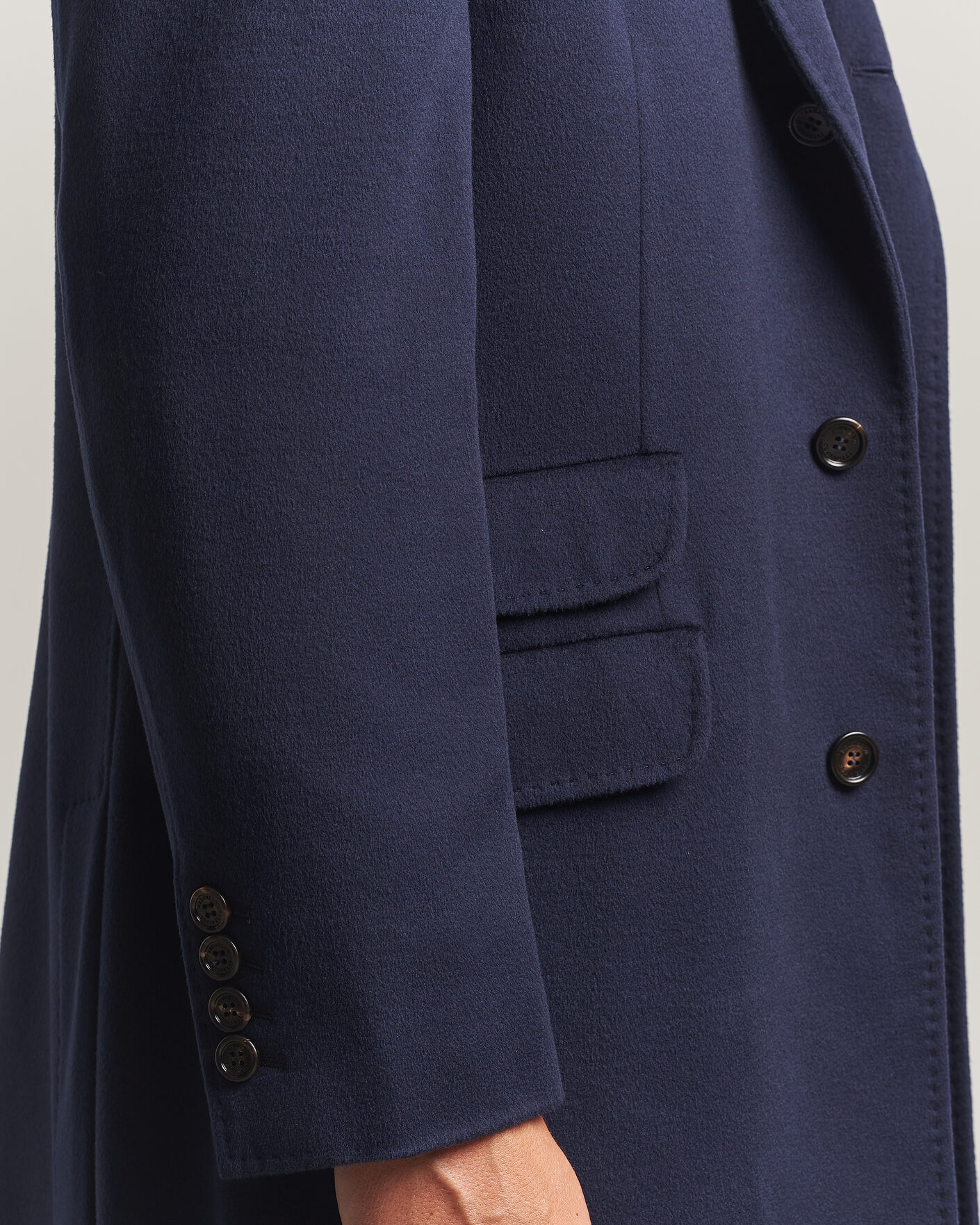 Herre | Jakker | Brunello Cucinelli | Soft Wool Coat Navy