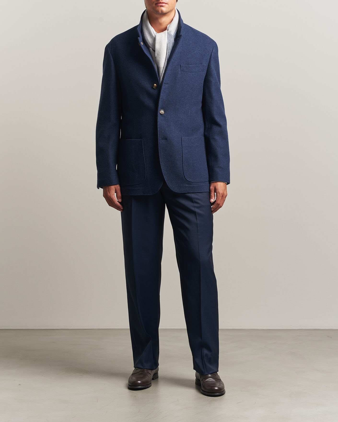 Herre | Jakker | Brunello Cucinelli | Cashmere City Jacket Navy