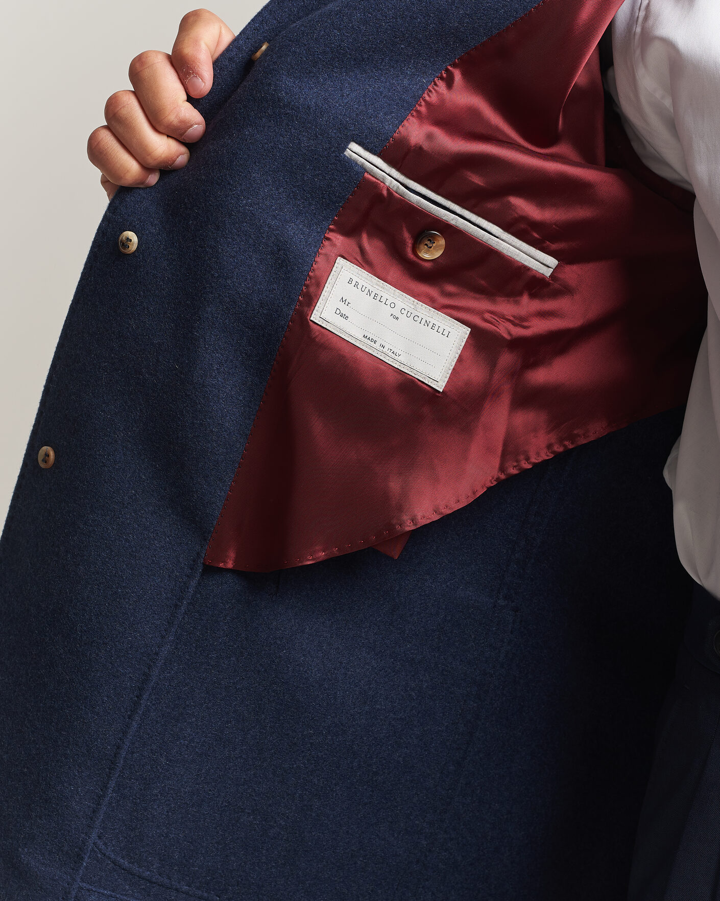 Herre | Jakker | Brunello Cucinelli | Cashmere City Jacket Navy