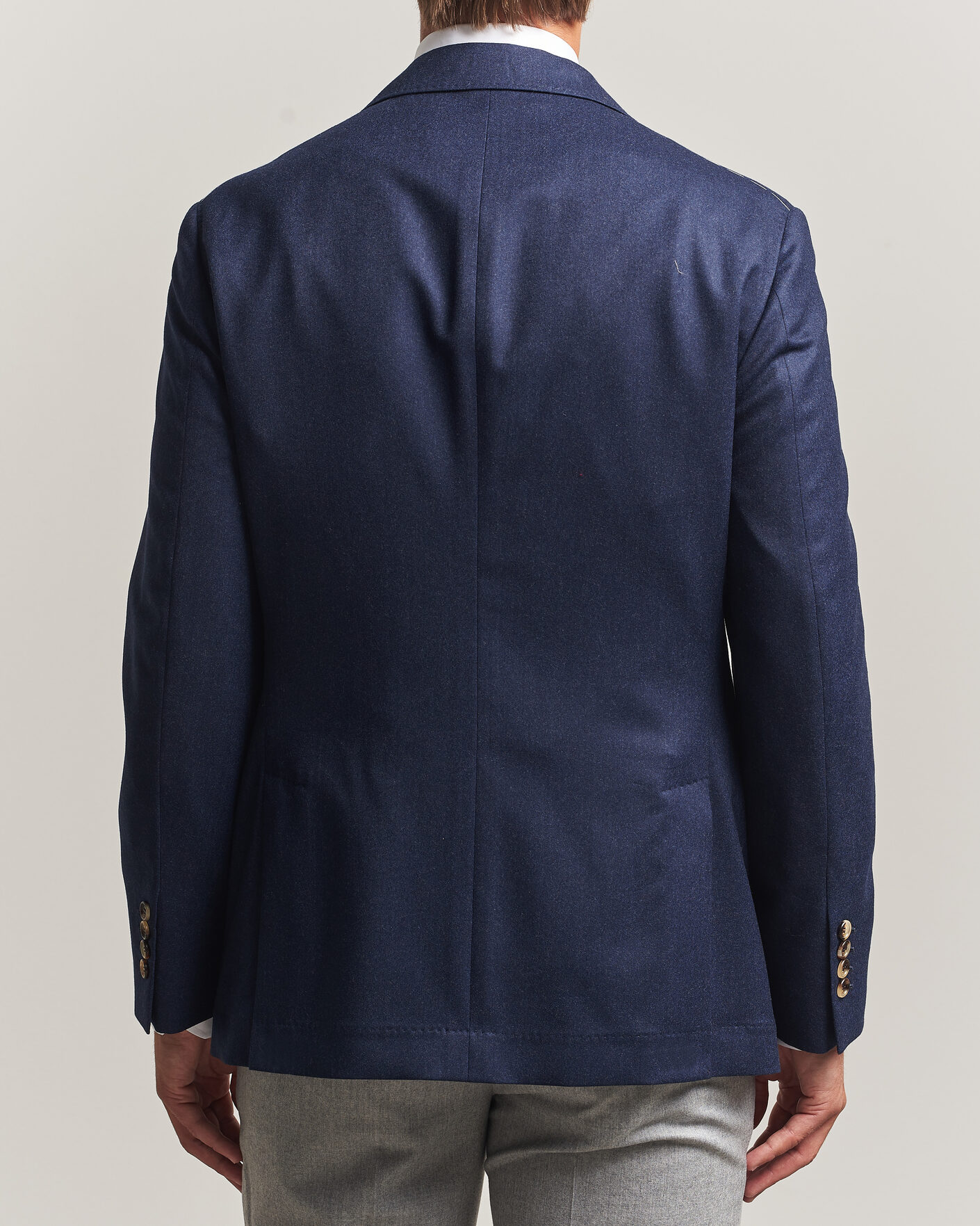 Herre | Dressjakker | Brunello Cucinelli | Wool Flannel Blazzer Navy