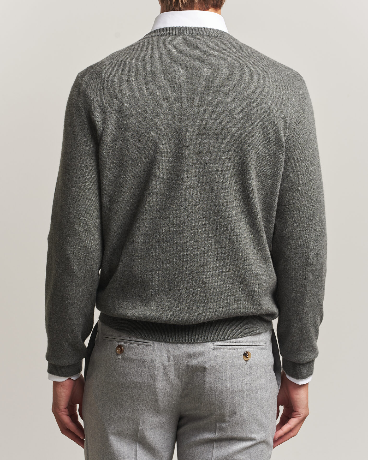Herre | Gensere | Brunello Cucinelli | 2 Ply Cashmere Pullover Forest Green