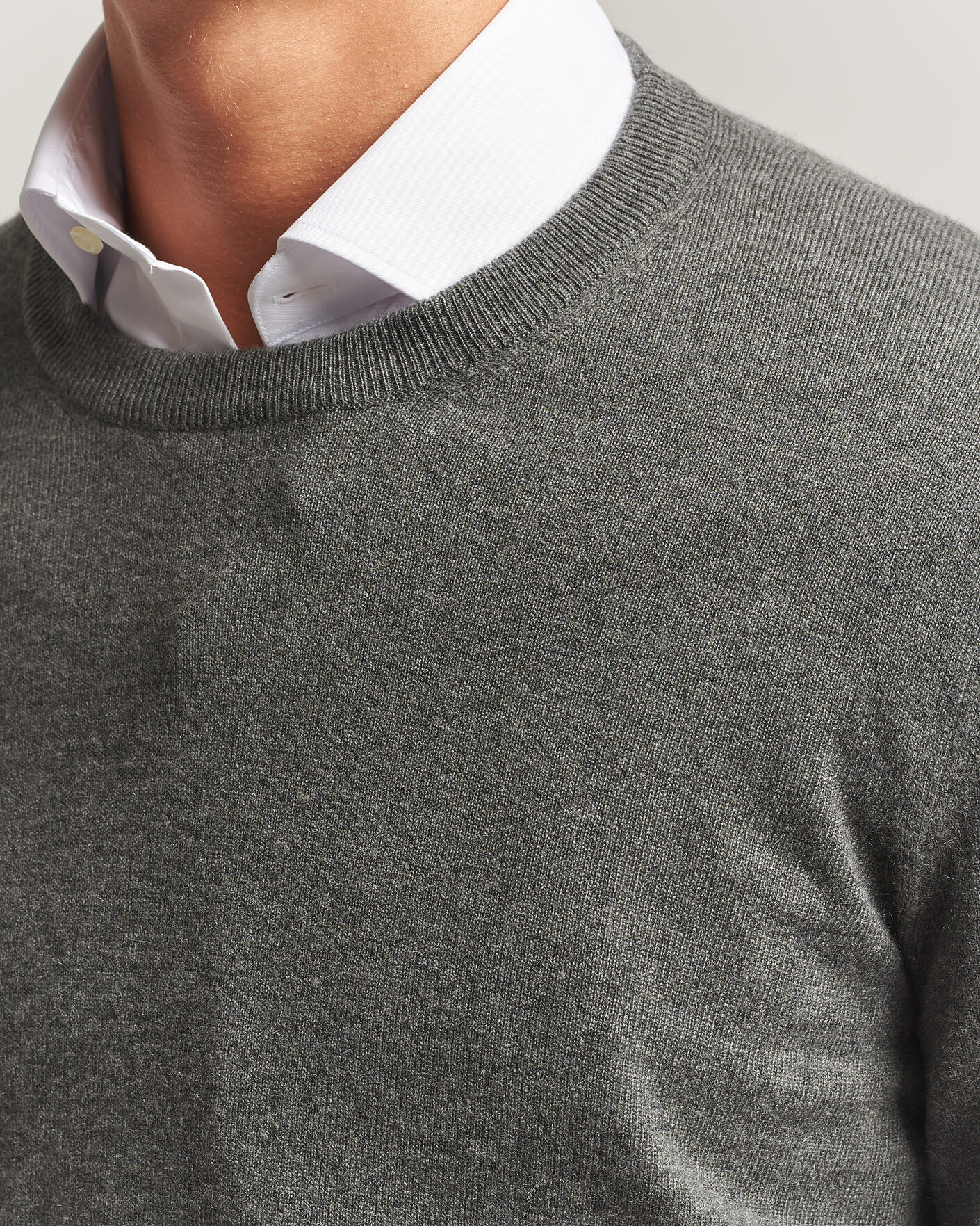 Herre | Gensere | Brunello Cucinelli | 2 Ply Cashmere Pullover Forest Green