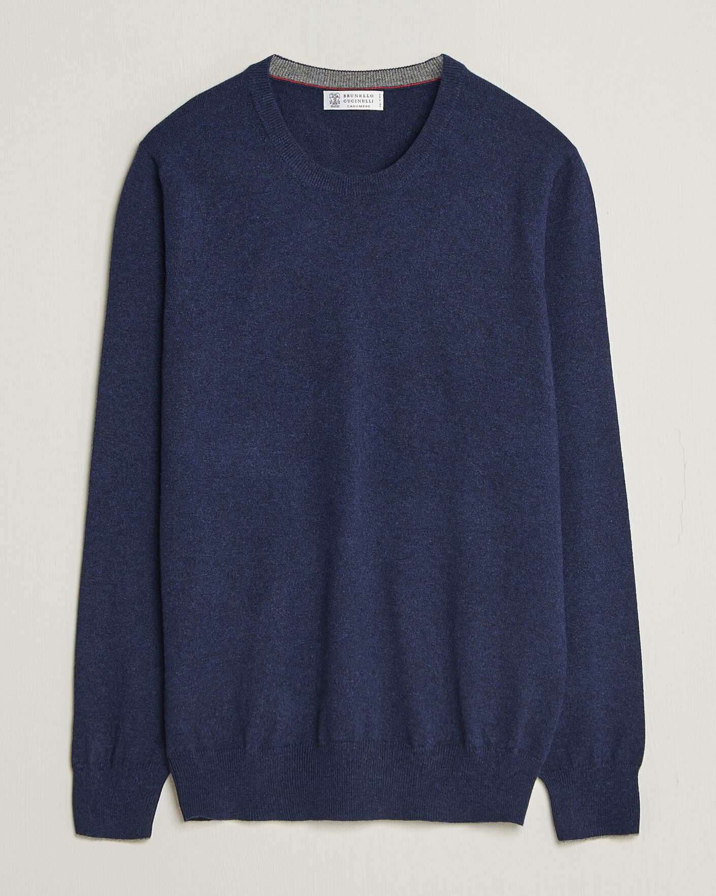 Herre | Gensere | Brunello Cucinelli | 2 Ply Cashmere Pullover Marine
