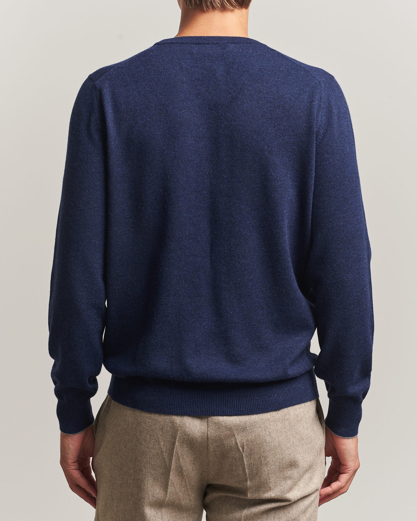 Herre | Gensere | Brunello Cucinelli | 2 Ply Cashmere Pullover Marine