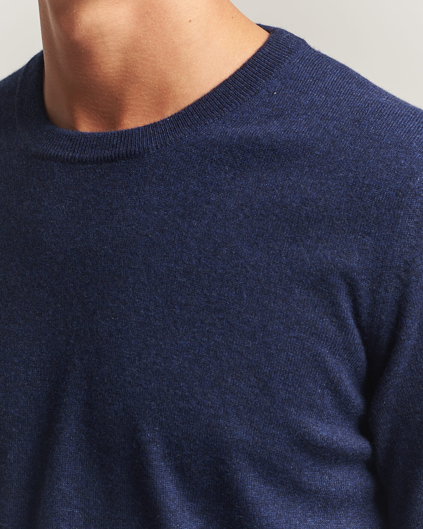 Herre | Gensere | Brunello Cucinelli | 2 Ply Cashmere Pullover Marine