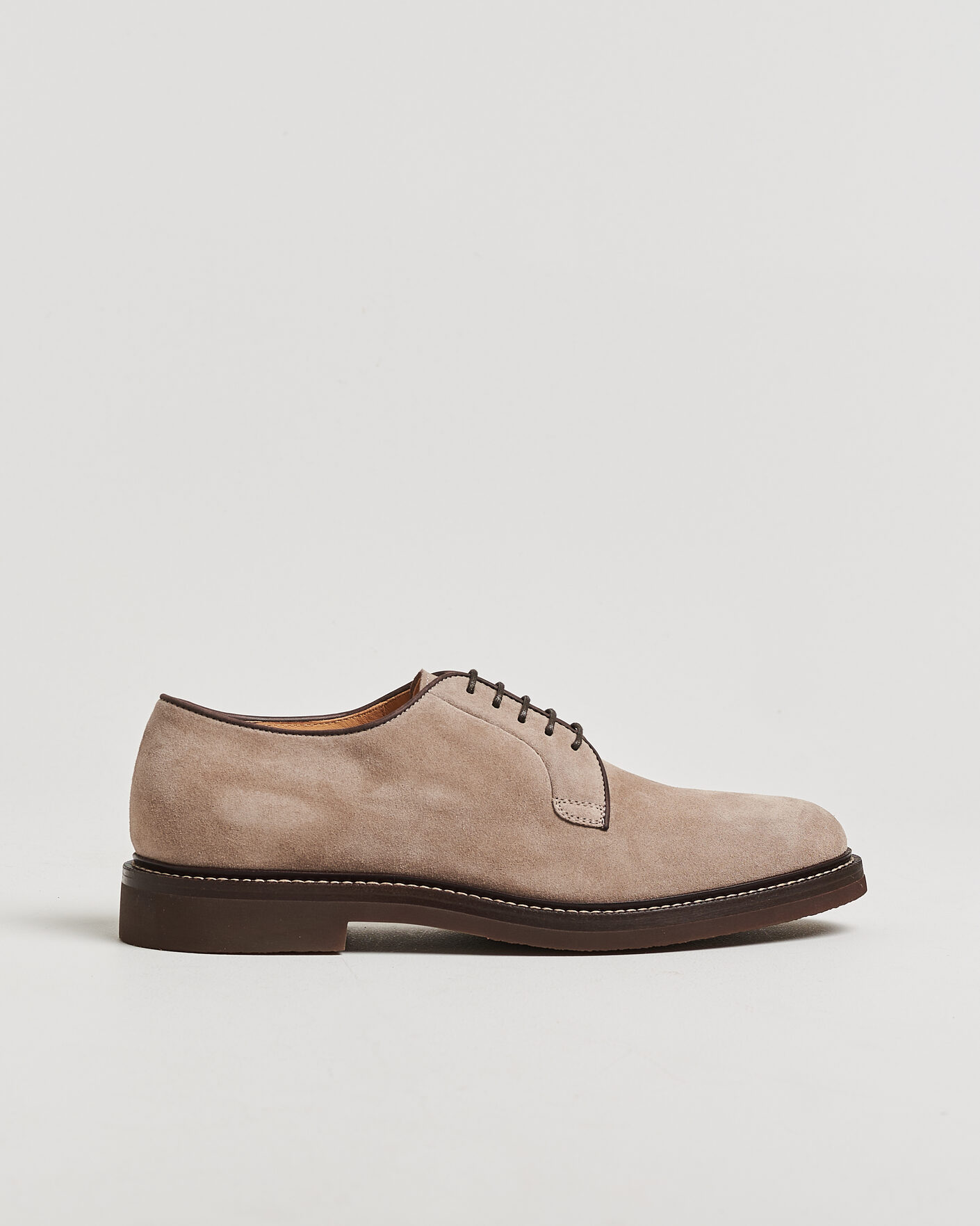 Herre | Derbys | Brunello Cucinelli | Plain Toe Derby Sand