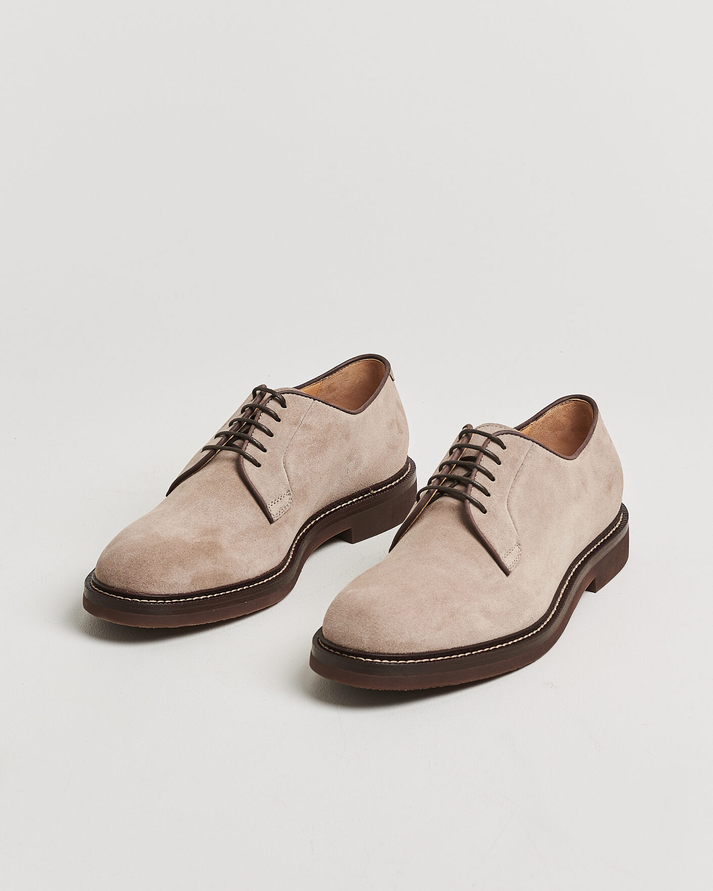 Herre | Derbys | Brunello Cucinelli | Plain Toe Derby Sand