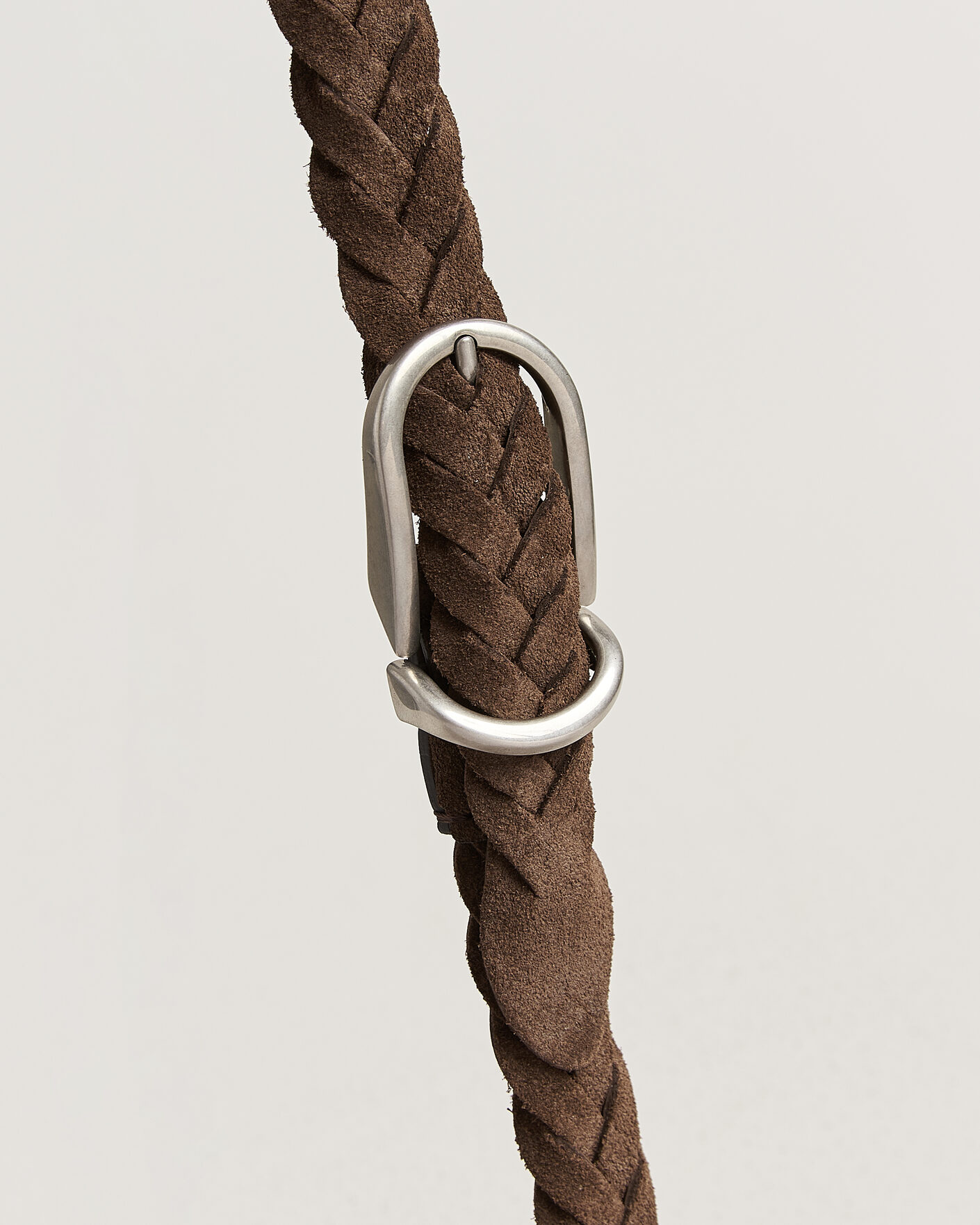 Herre | Belter | Brunello Cucinelli | Suede Belt Dark Brown