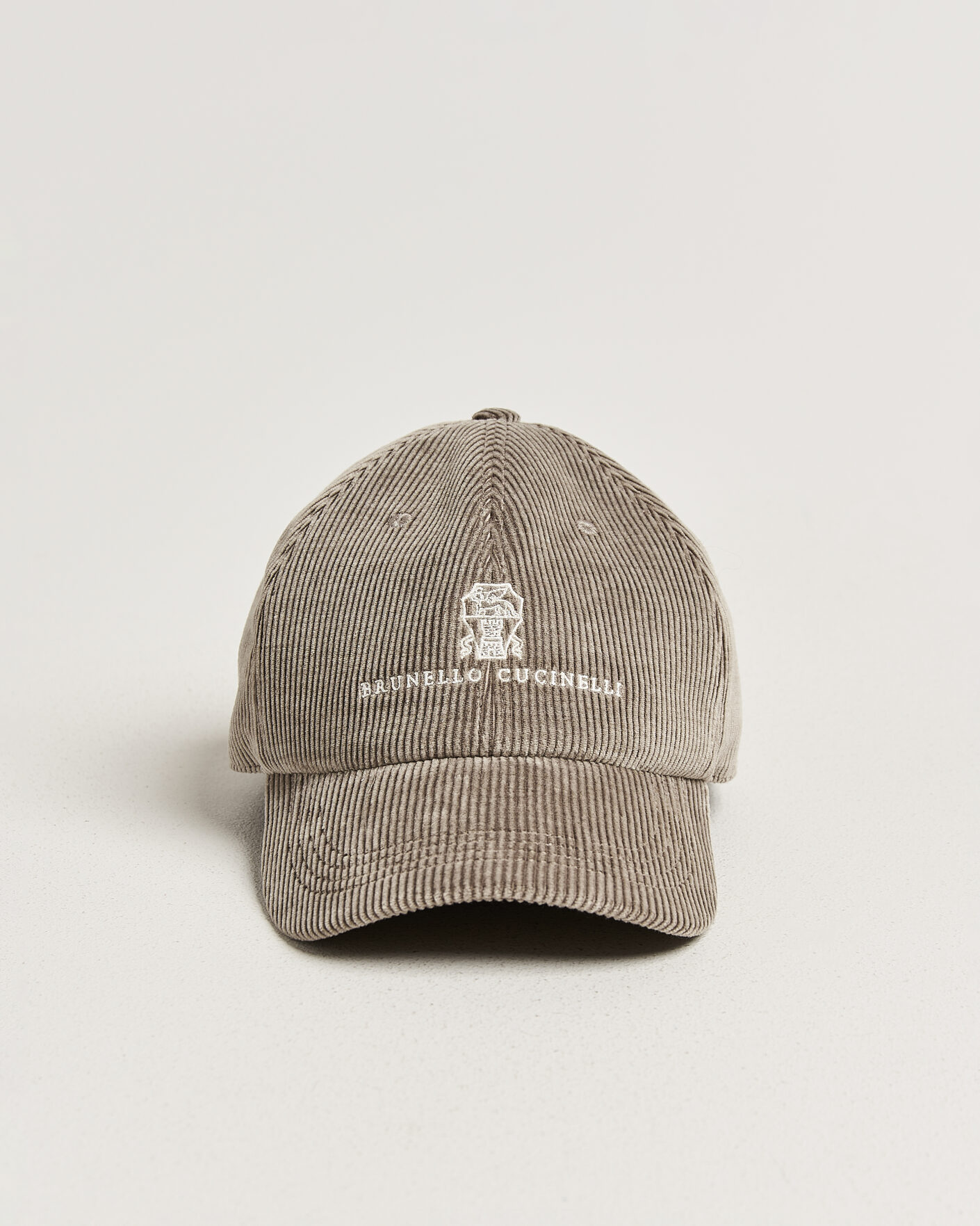 Herre | Hatter og capser | Brunello Cucinelli | Corduroy Baseball Cap Taupe
