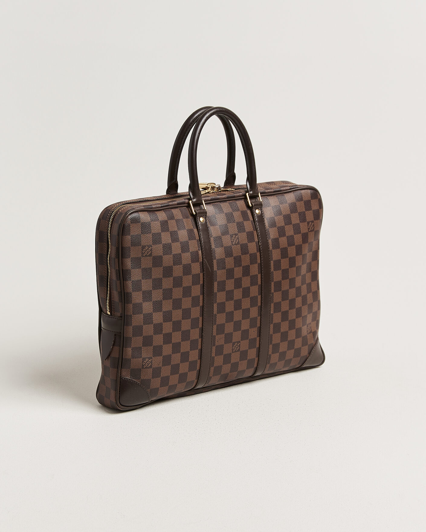 Herre | Pre-Owned & Vintage Bags | Louis Vuitton Pre-Owned | Porte Documents Voyage Damier Ebene