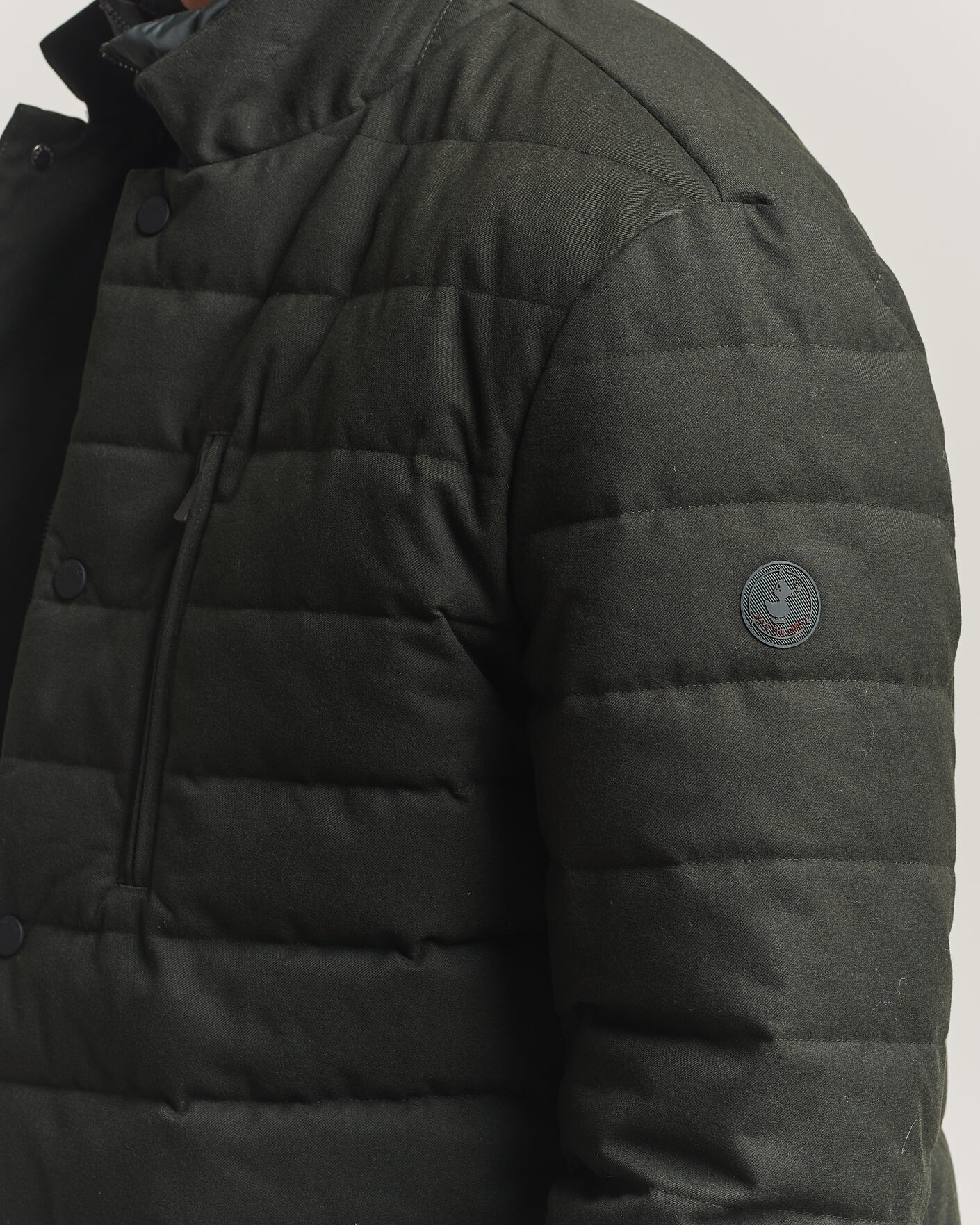 Herre | Jakker | Save The Duck | Felipe Padded Flannel Jacket Green Black