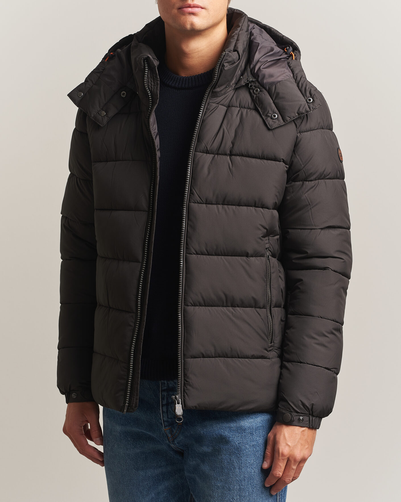 Herre | Jakker | Save The Duck | Boris Matt Padded Puffer Brown Black