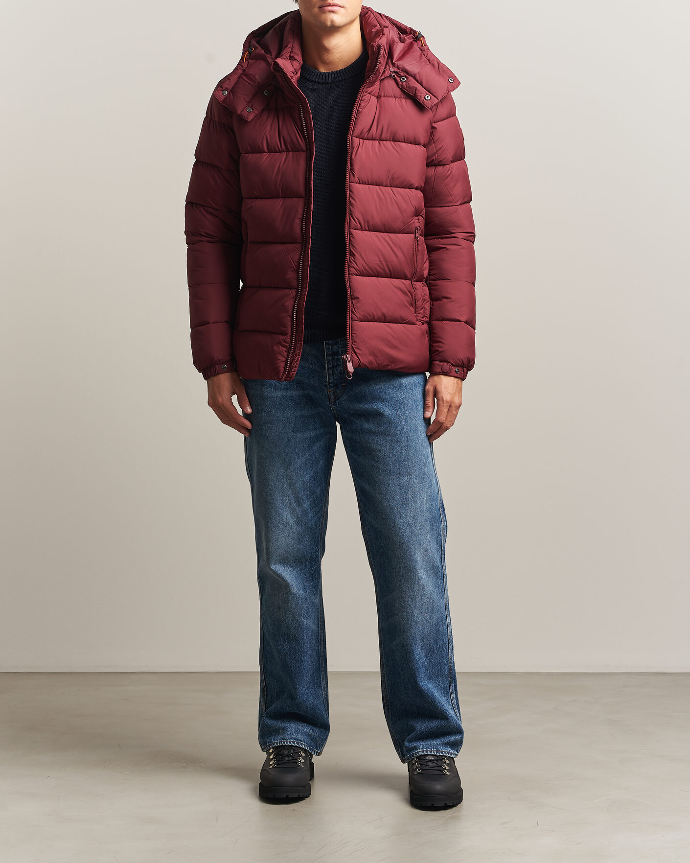 Herre | Jakker | Save The Duck | Boris Matt Padded Puffer Wine Red