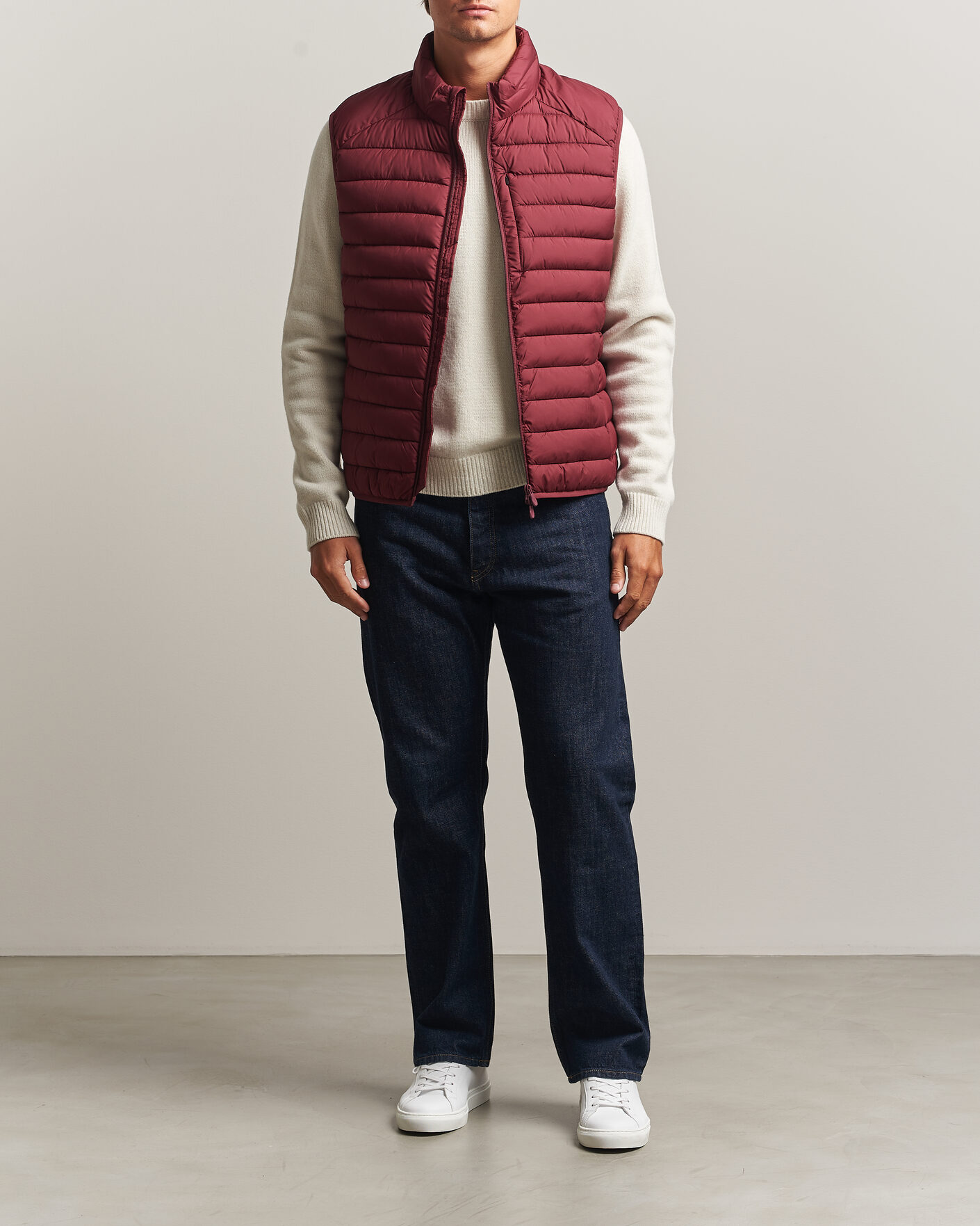 Herre | Vester | Save The Duck | Rhus Matt Lightweight Vest Wine Red
