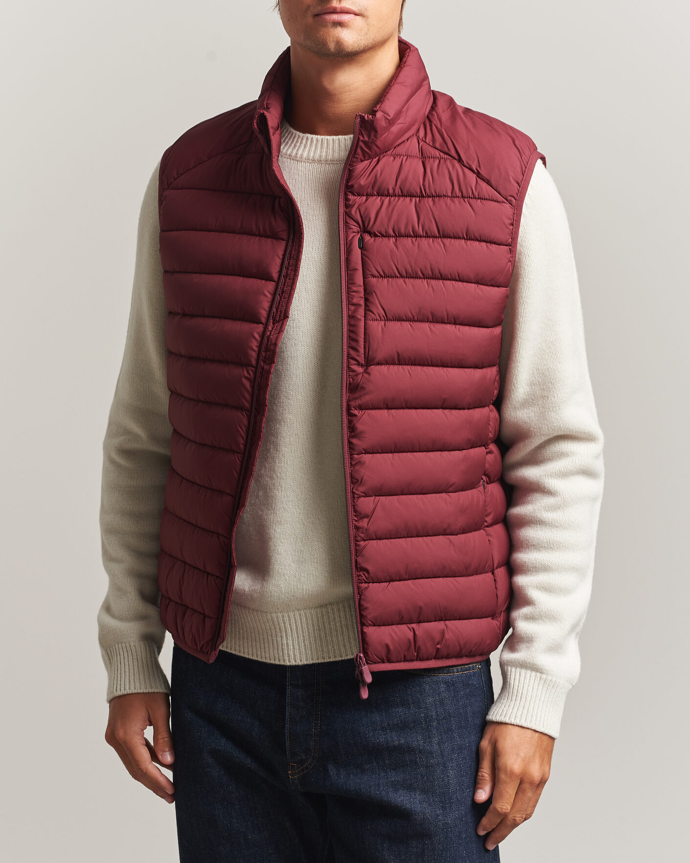 Herre | Vester | Save The Duck | Rhus Matt Lightweight Vest Wine Red