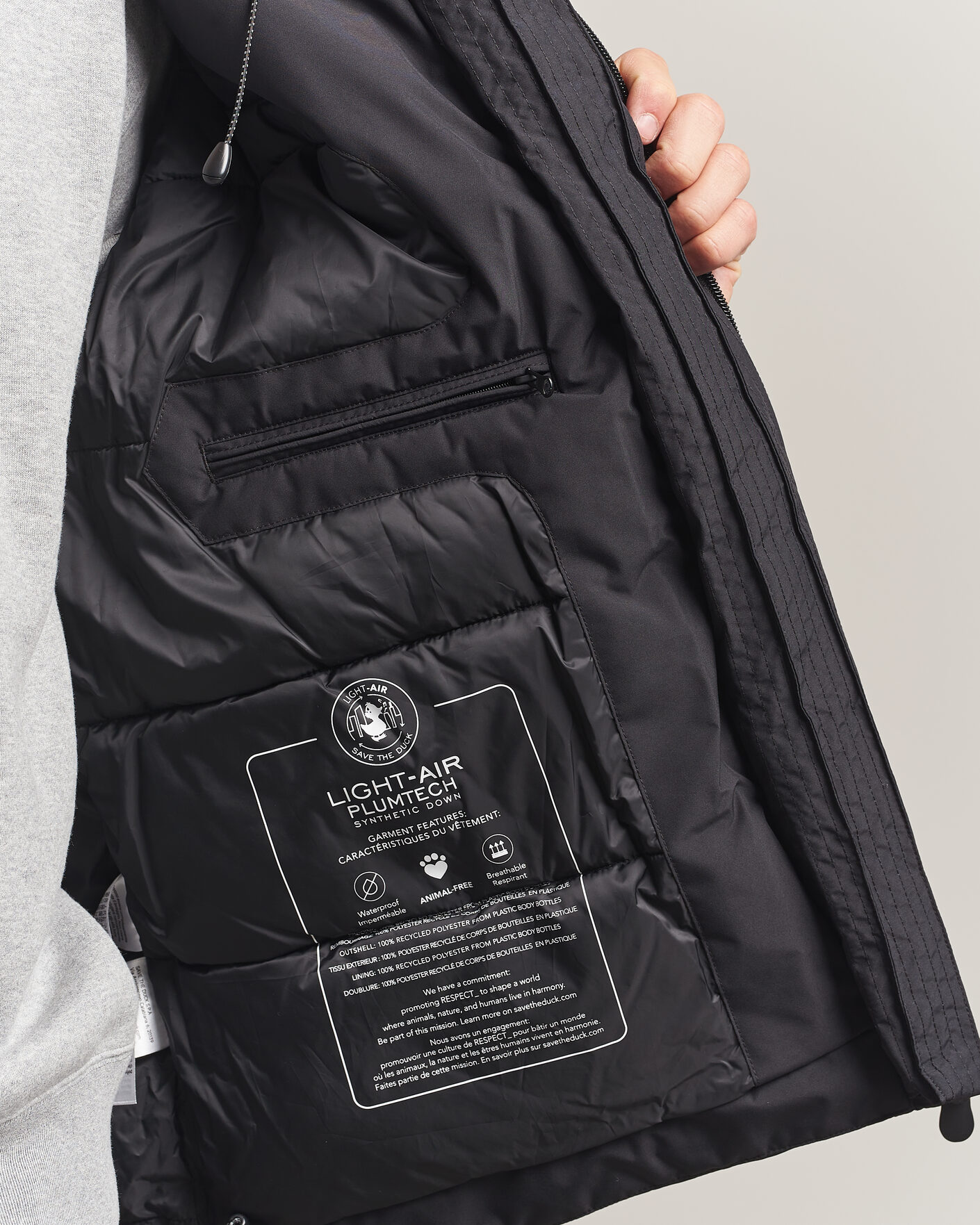 Herre | Jakker | Save The Duck | Arctic Xavier Padded Jacket Black