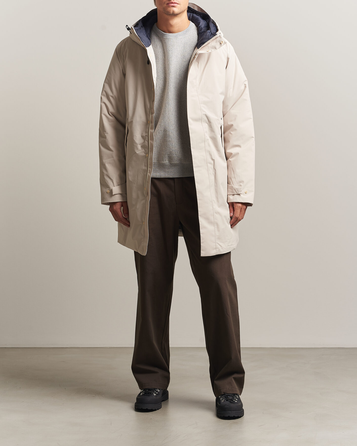 Herre | Jakker | Save The Duck | Arctic Gregoire Down Coat Shore Beige