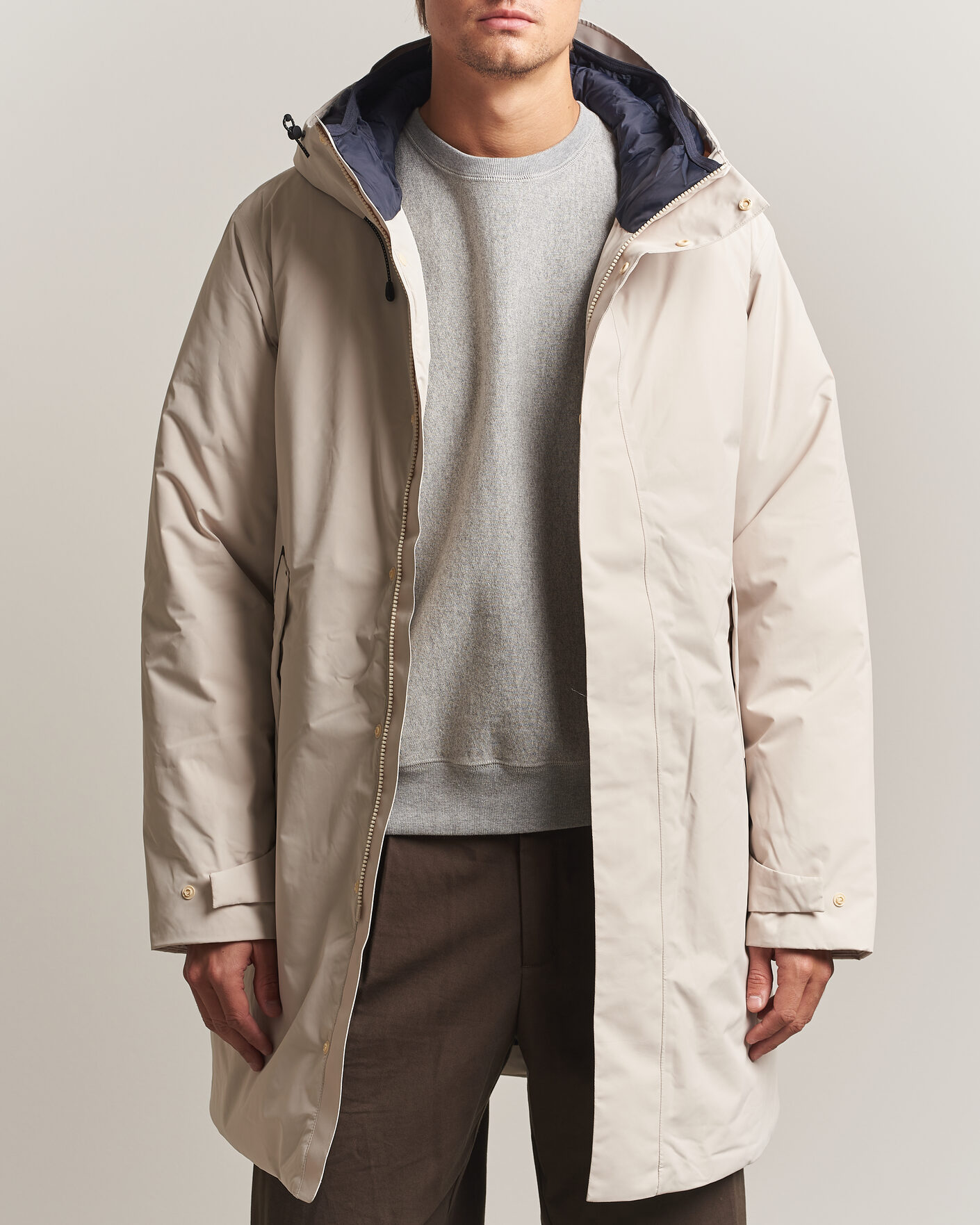 Herre | Jakker | Save The Duck | Arctic Gregoire Down Coat Shore Beige
