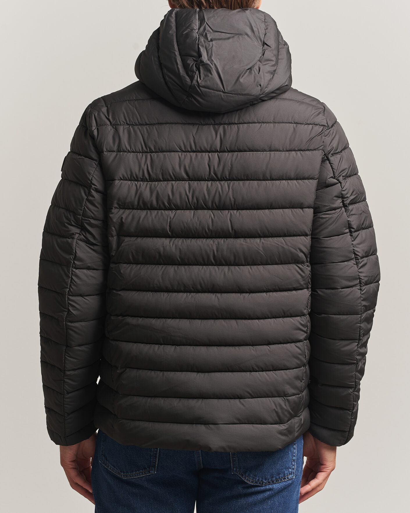 Herre | Jakker | Save The Duck | Juncus Matt Lightweight Hood Jacket Brown Black