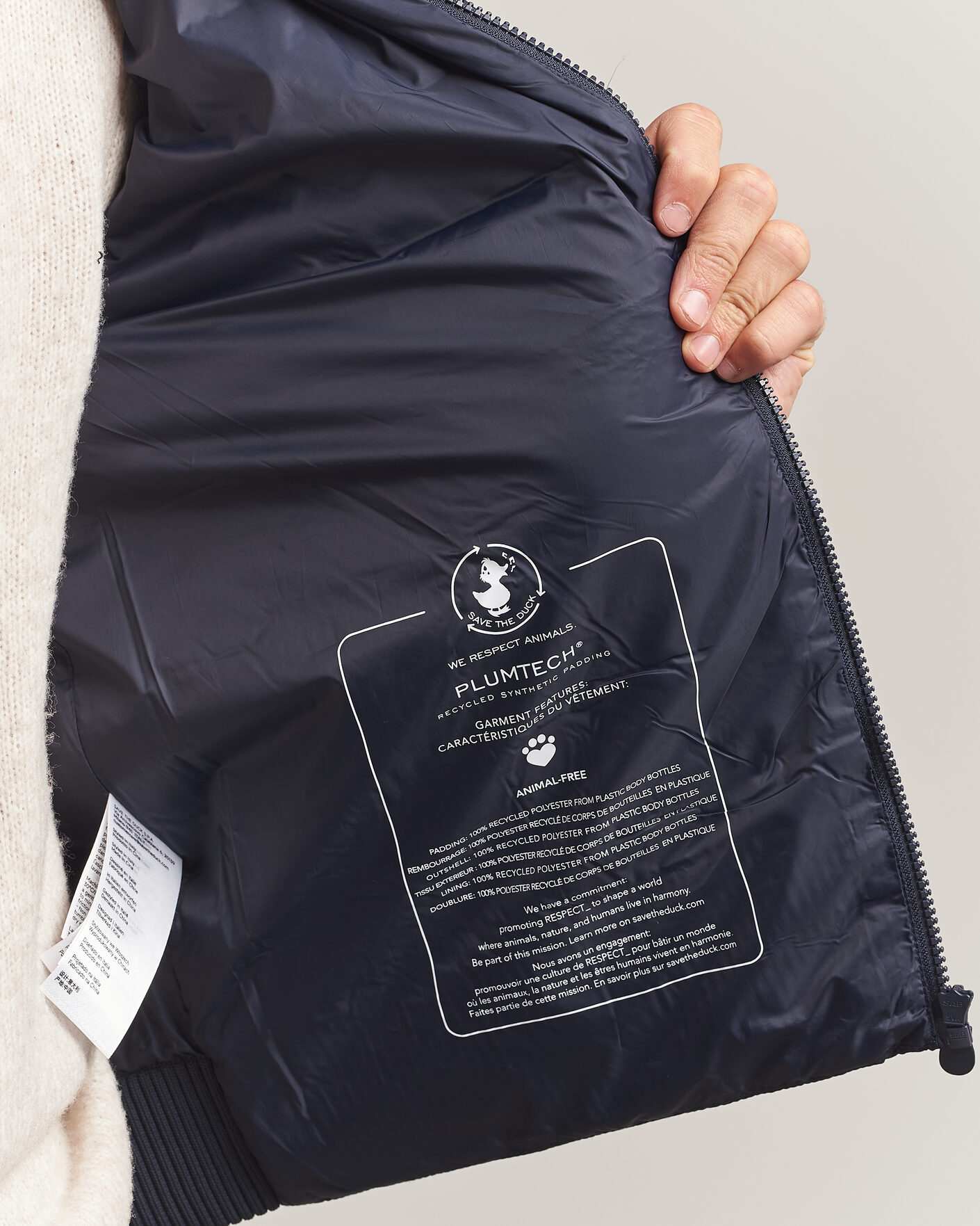 Herre | Jakker | Save The Duck | Sedum Hybrid Jacket Blue Black