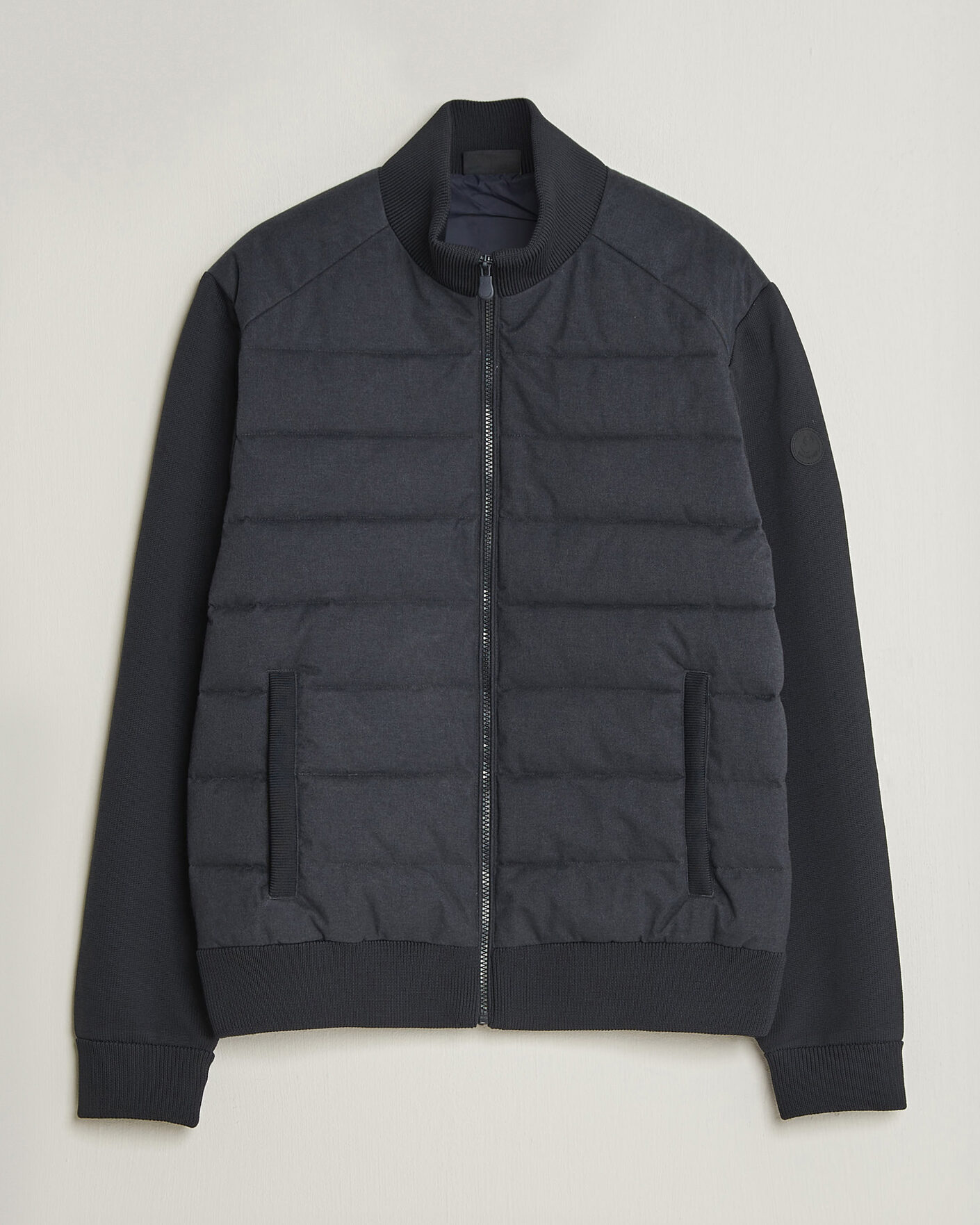 Herre | Jakker | Save The Duck | Lasse Padded Hybrid Jacket Navy Blue Melange