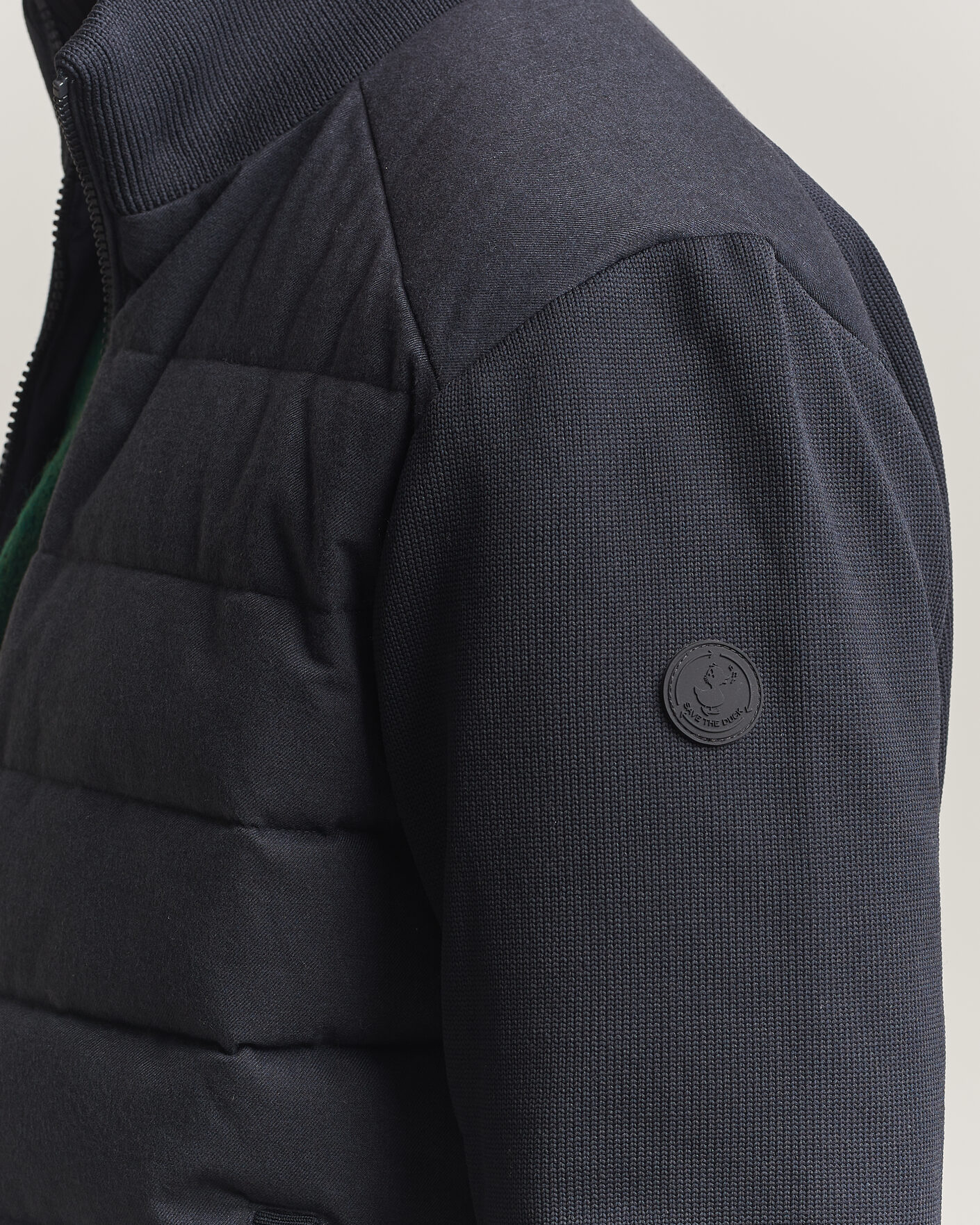 Herre | Jakker | Save The Duck | Lasse Padded Hybrid Jacket Navy Blue Melange