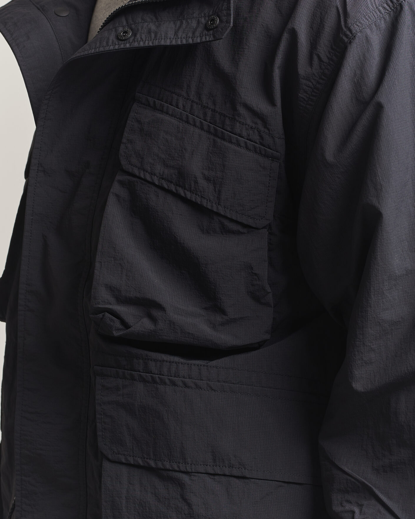 Herre | Jakker | Snow Peak | Nylon Double Rip Jacket Black