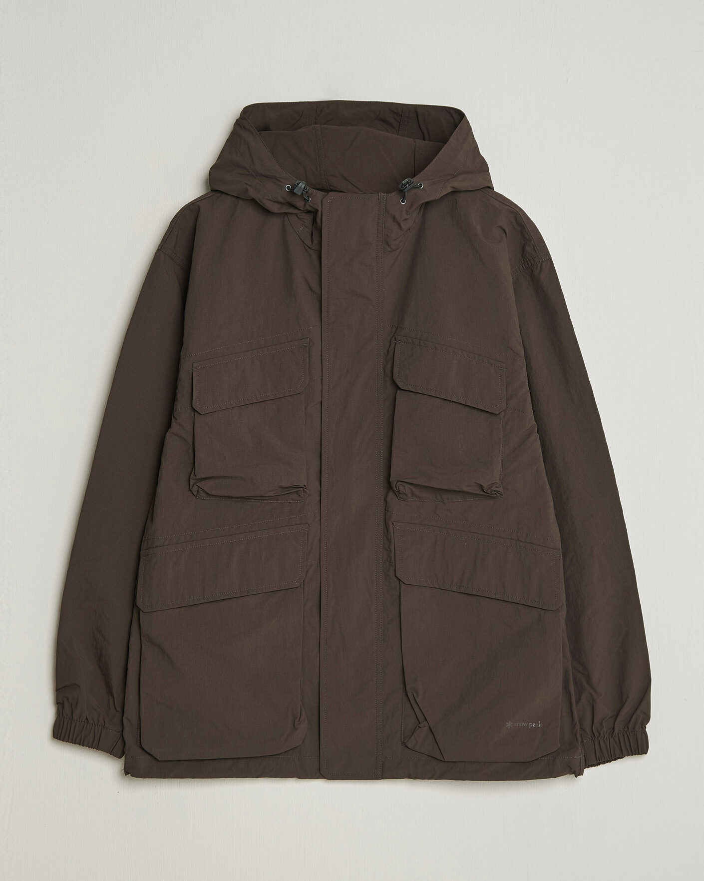 Herre | Jakker | Snow Peak | Nylon Double Rip Jacket Dark Brown