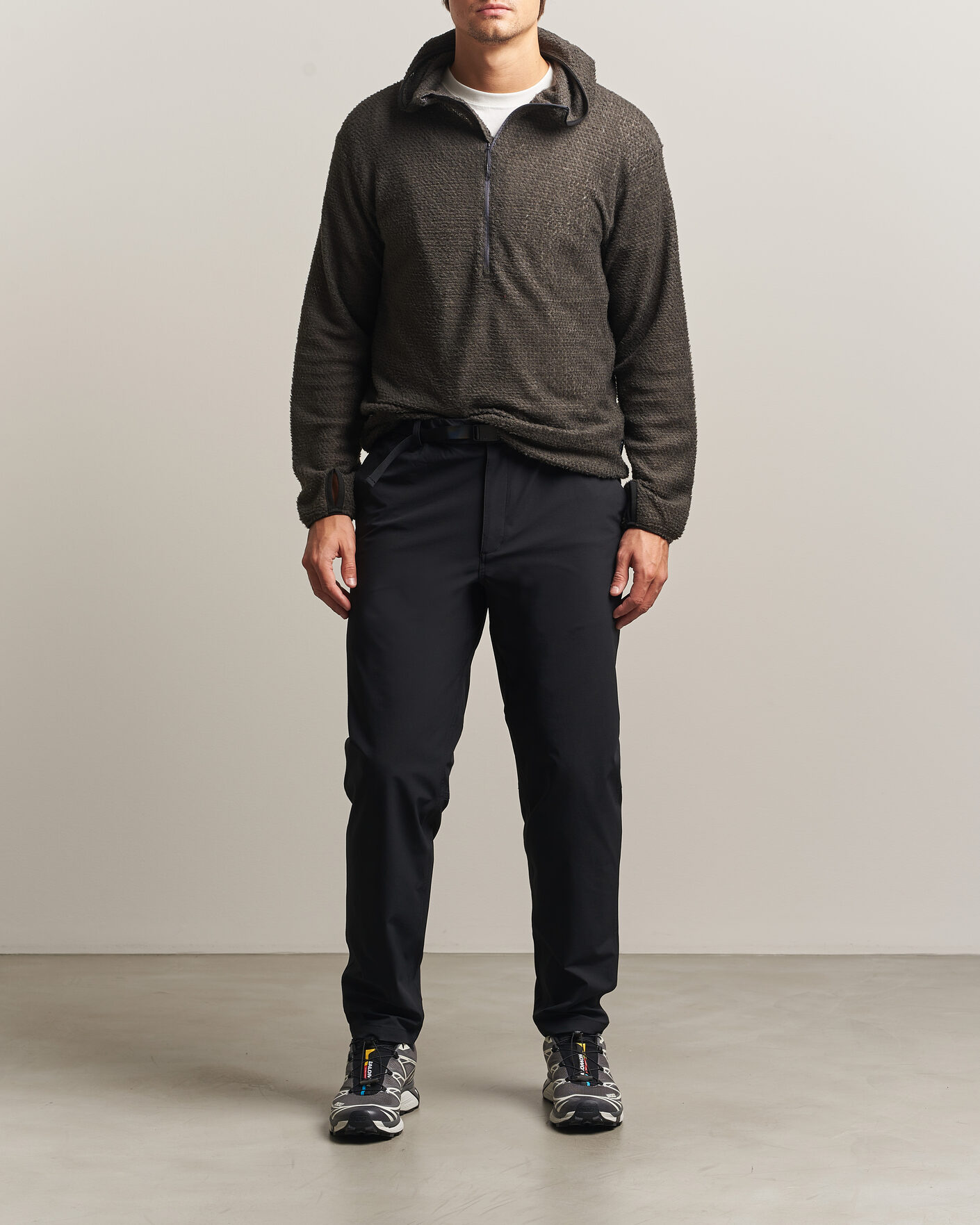 Herre | Gensere | Snow Peak | Alpha Direct 90 Hoodie Charcoal