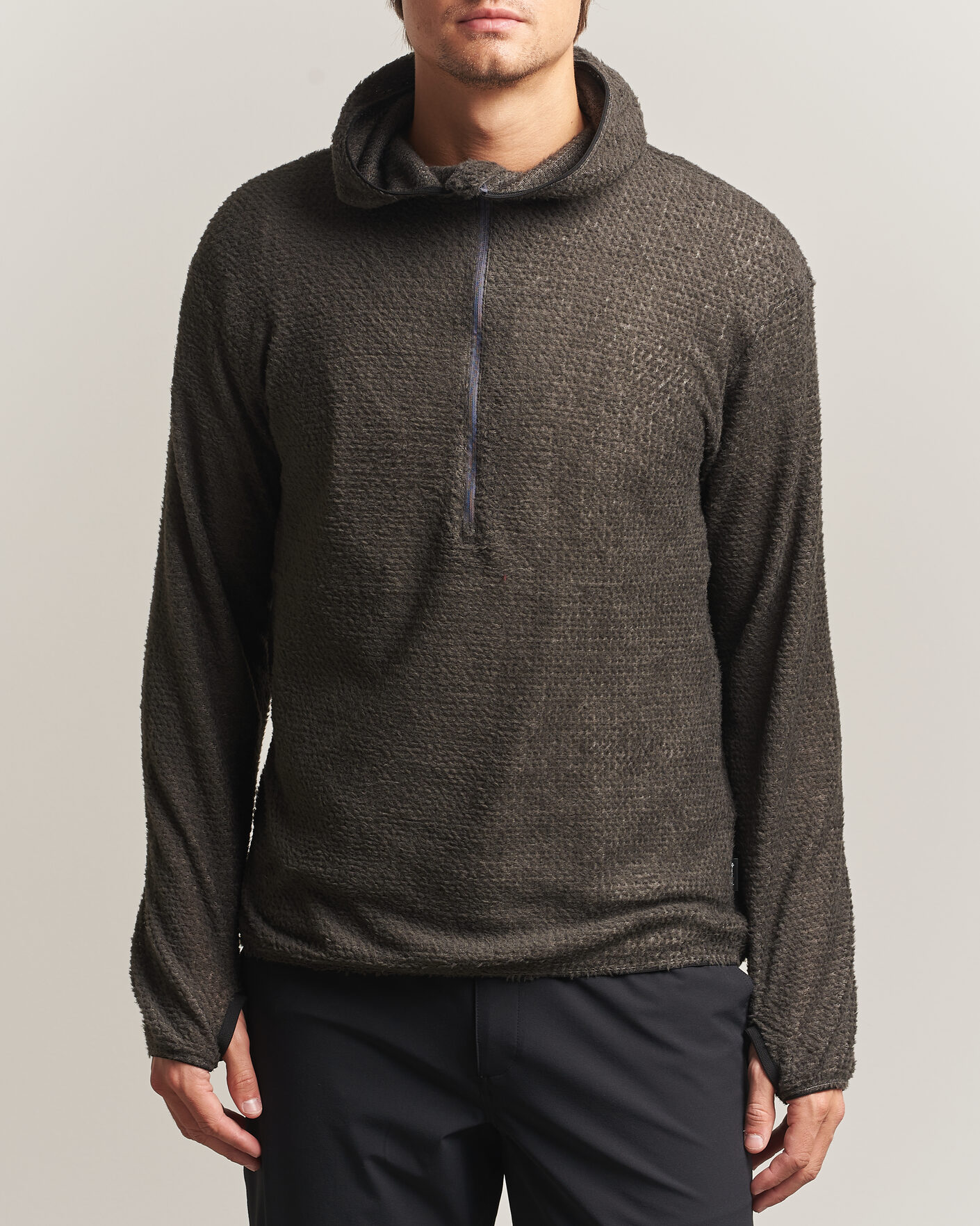 Herre | Gensere | Snow Peak | Alpha Direct 90 Hoodie Charcoal