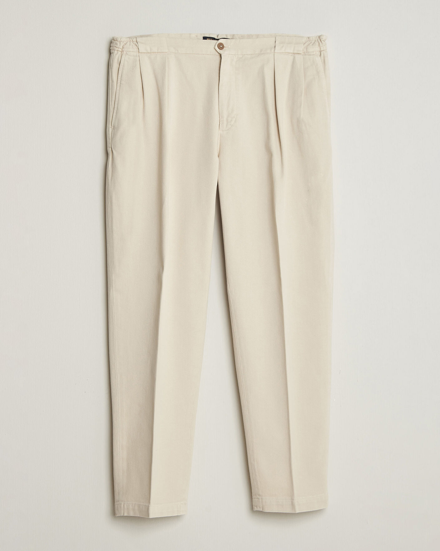 Herre | Bukser | Briglia 1949 | Portobello Loose Fit Cotton Trousers Ecru