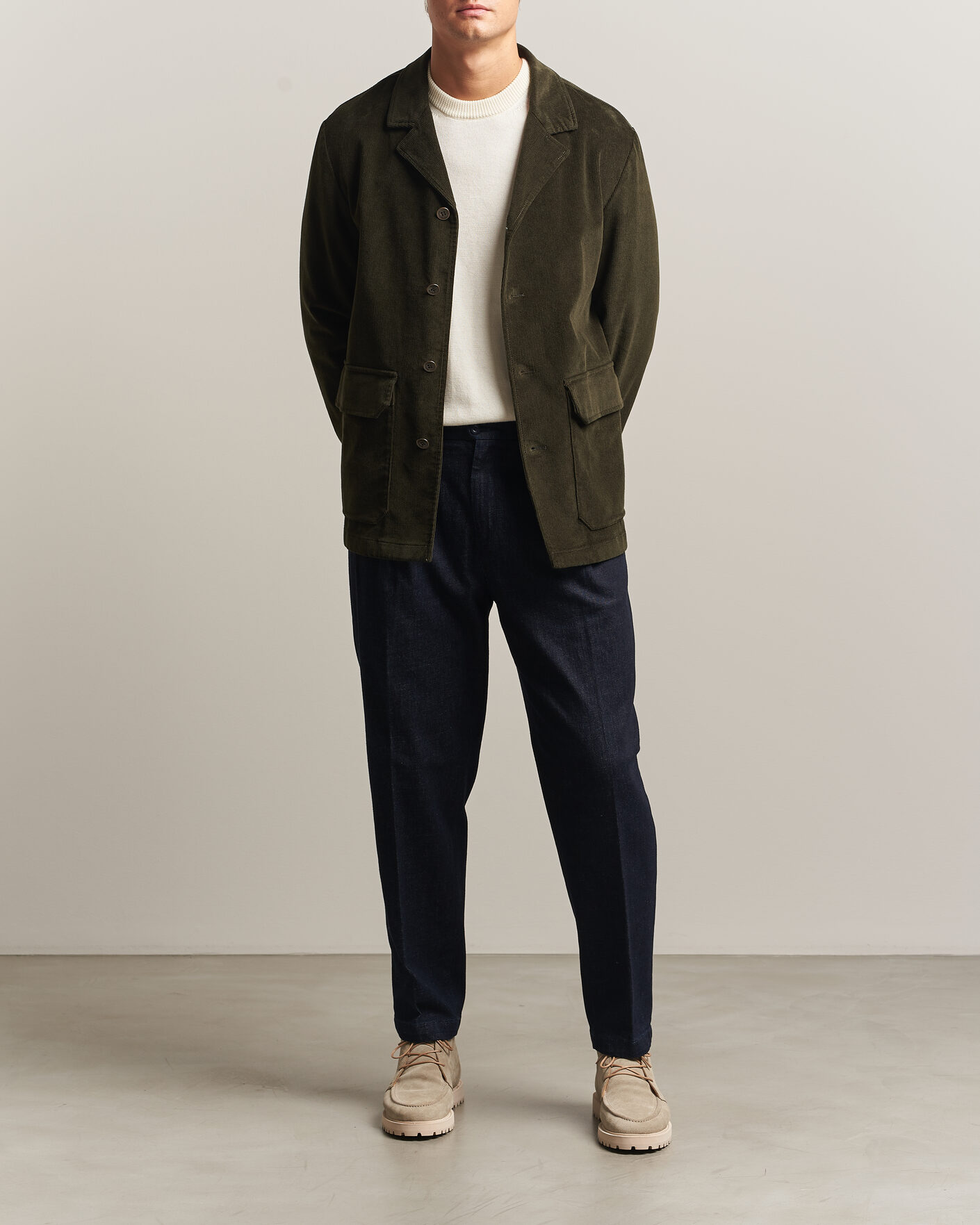 Herre | Bukser | Briglia 1949 | Portobello Loose Fit Denim Trousers Dark Blue