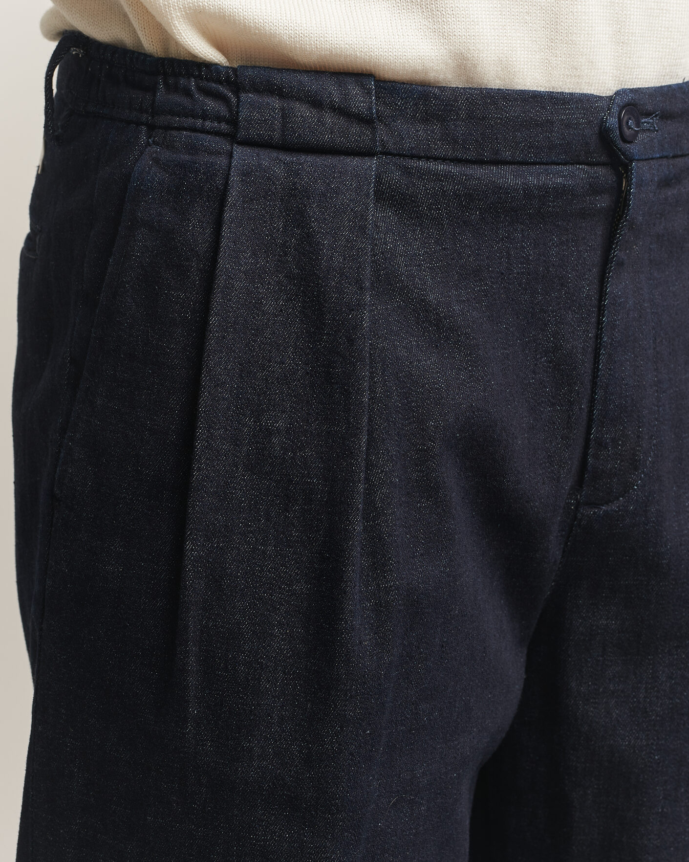 Herre | Bukser | Briglia 1949 | Portobello Loose Fit Denim Trousers Dark Blue