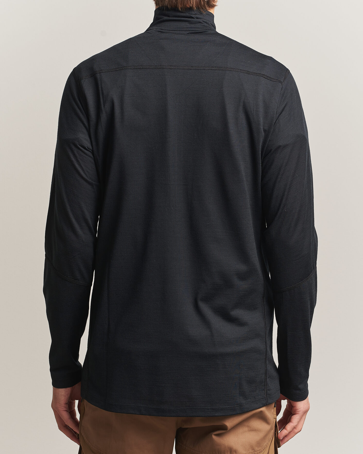 Herre | Gensere | Norrøna | Falketind Equalizer Wool Zip Neck Caviar Black