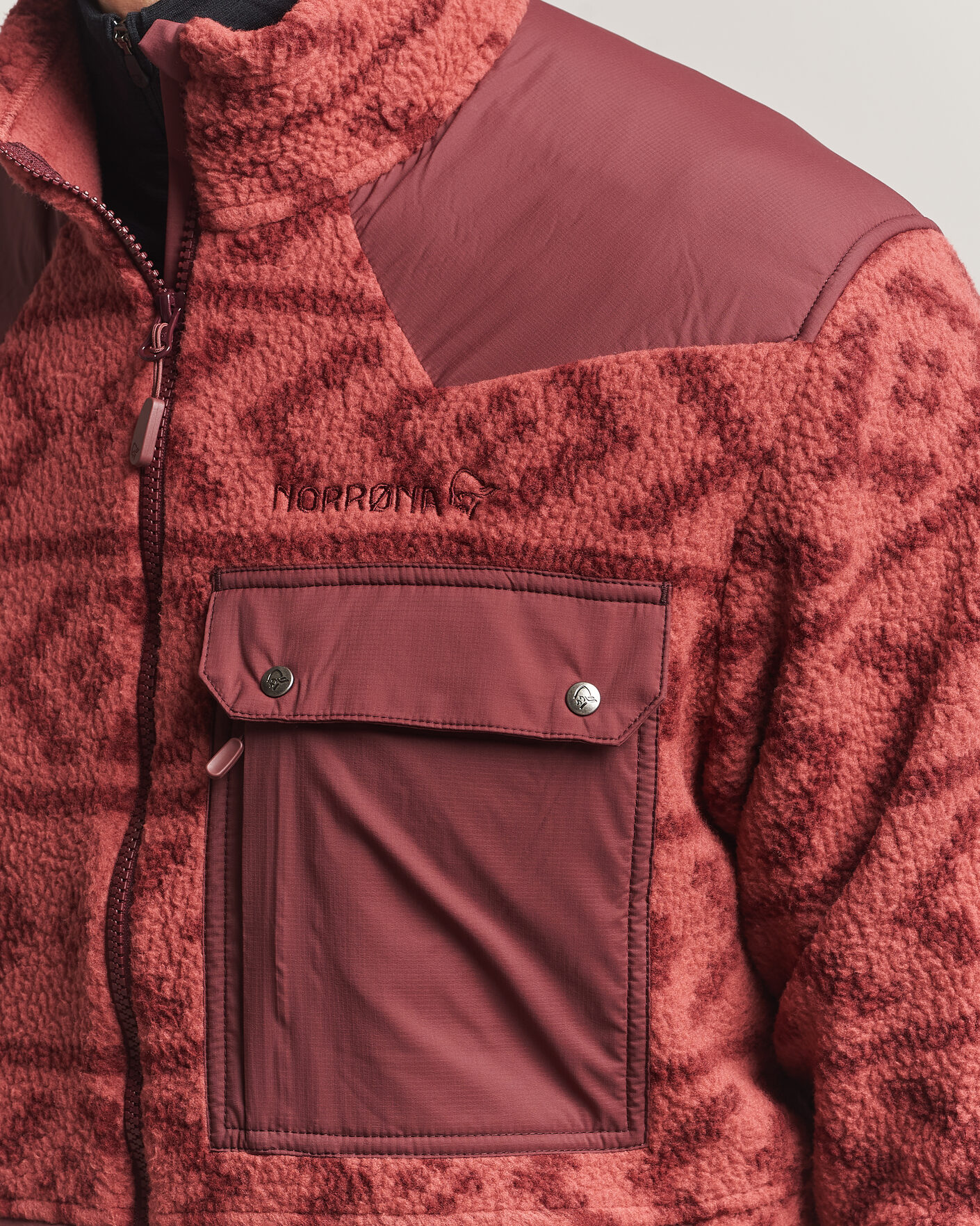 Herre | Jakker | Norrøna | Tamok Warm3 Fleece Jacket Cowhide