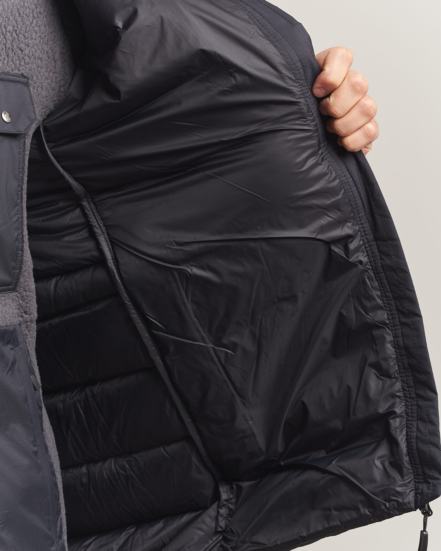 Herre | Jakker | Norrøna | Femund Down 700 Zip Hood Caviar Black