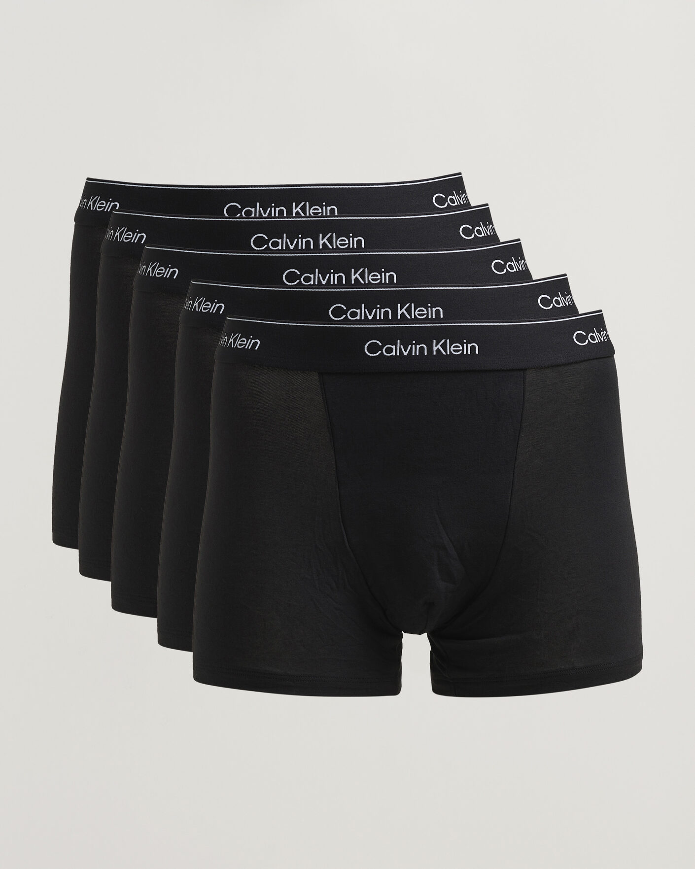 Herre | Undertøy | Calvin Klein | 5-Pack Icon Cotton Stretch Relaxed Trunk Black