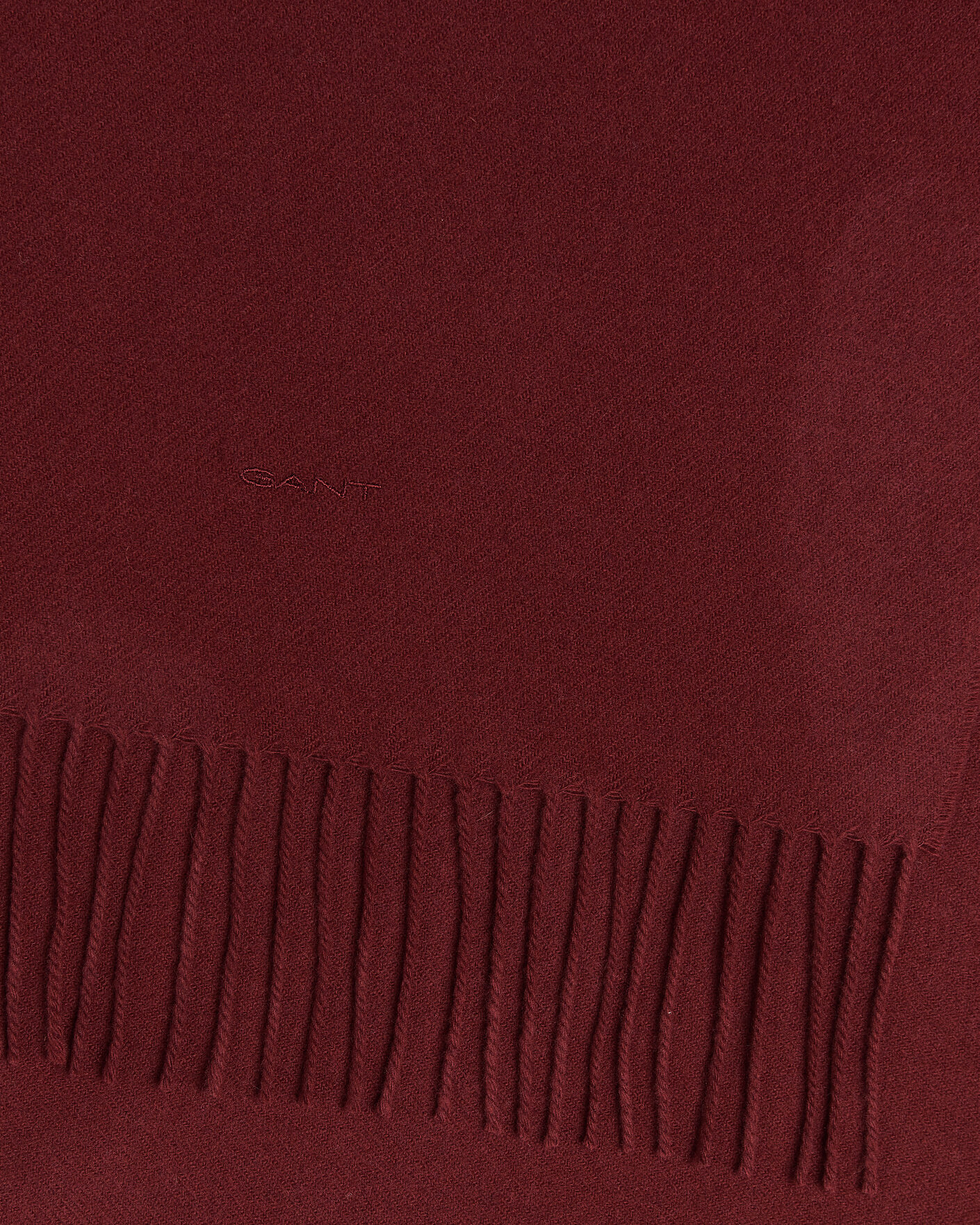 Herre | Skjerf | Gant | Wool Scarf Deep Grape Wine