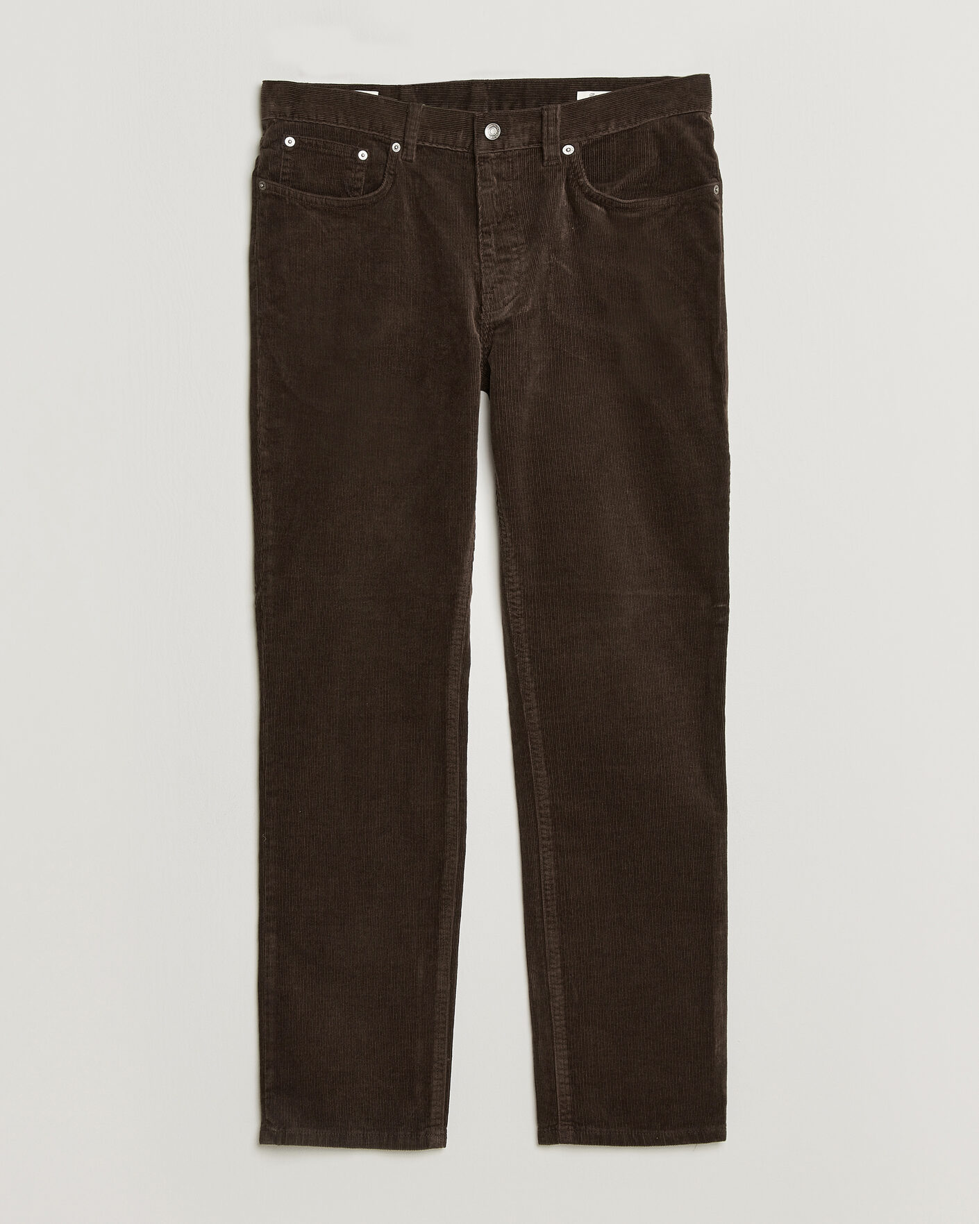 Herre | Bukser | Gant | Regular Fit Corduroy 5-Pocket Pants Black Brown