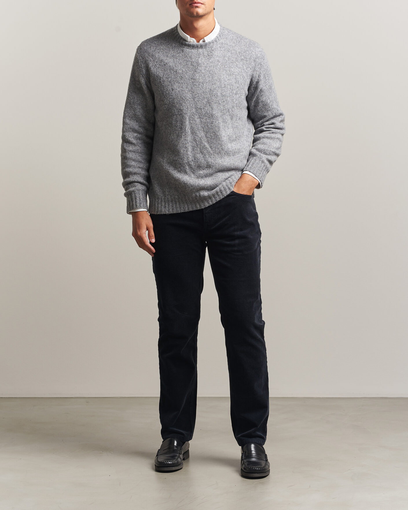 Herre | Bukser | Gant | Regular Fit Corduroy 5-Pocket Pants Black